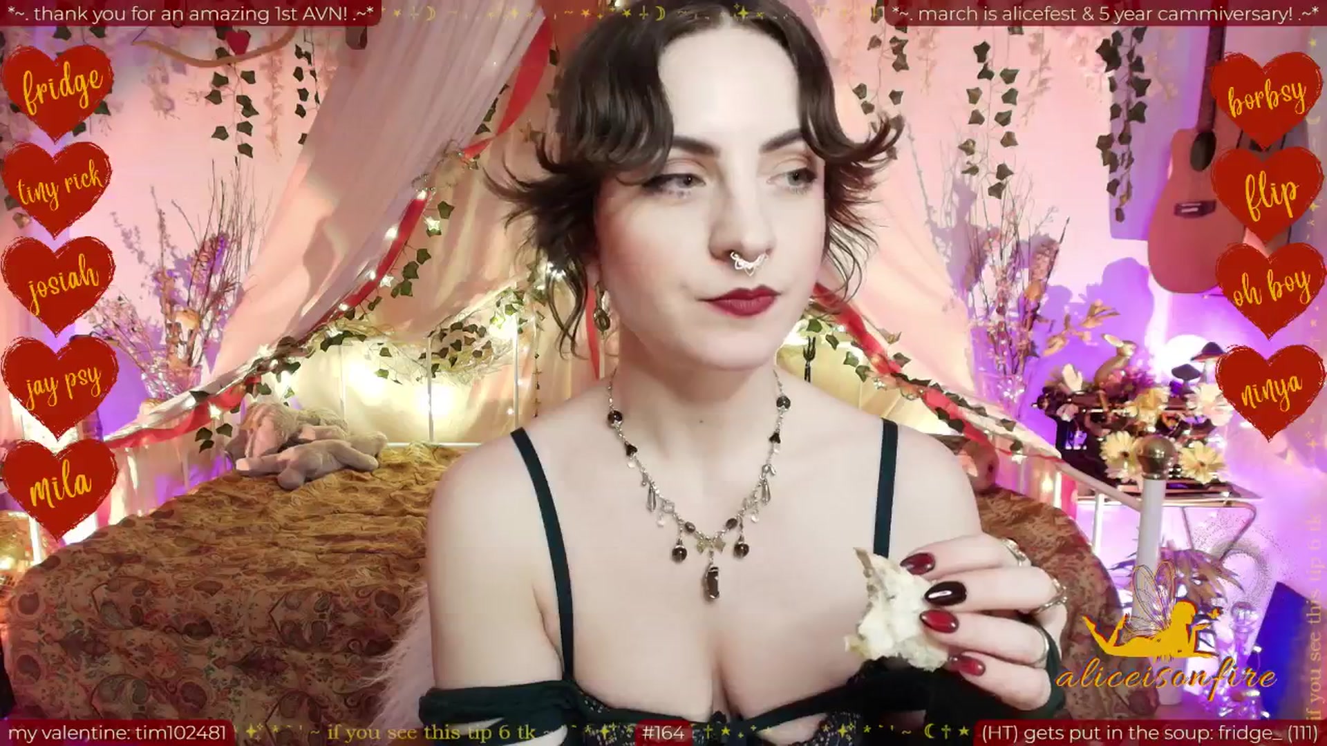Gallery image thumbnail from aliceisonfire's myfreecams stream on, 02/17/2026, 10:01 image 12 of 20