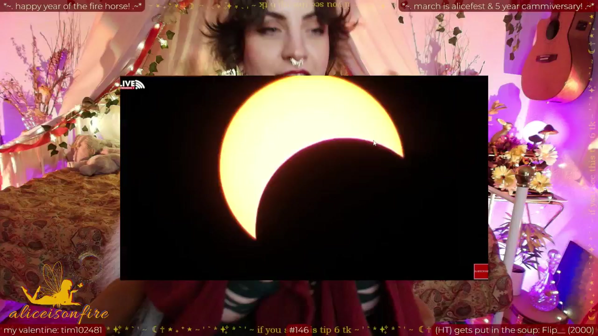 Gallery image thumbnail from aliceisonfire's myfreecams stream on, 02/17/2026, 14:03 image 13 of 20