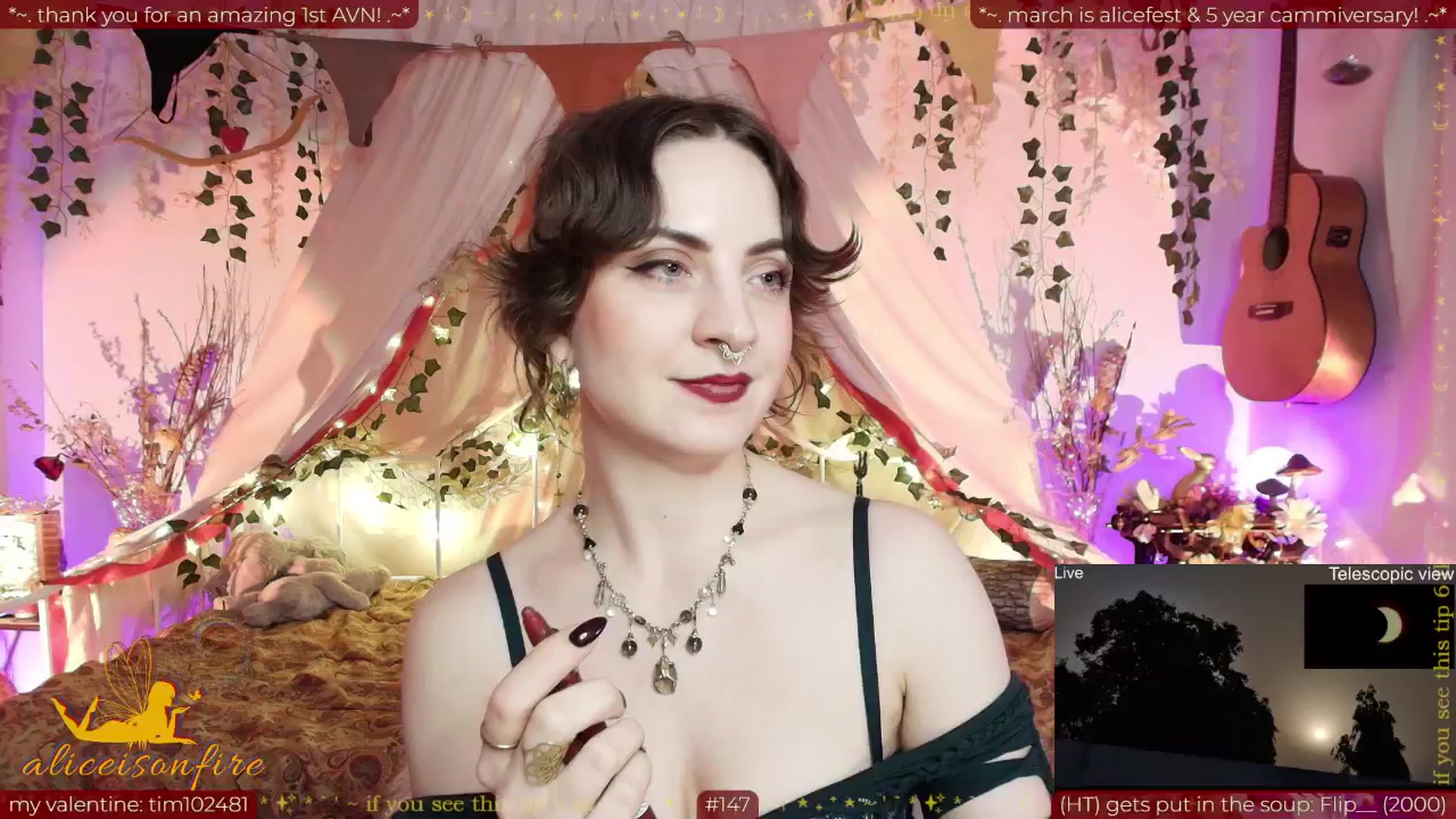 Gallery image thumbnail from aliceisonfire's myfreecams stream on, 02/17/2026, 14:03 image 6 of 20