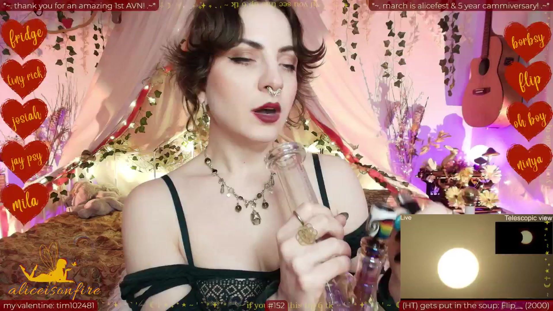 Gallery image thumbnail from aliceisonfire's myfreecams stream on, 02/17/2026, 14:03 image 3 of 20