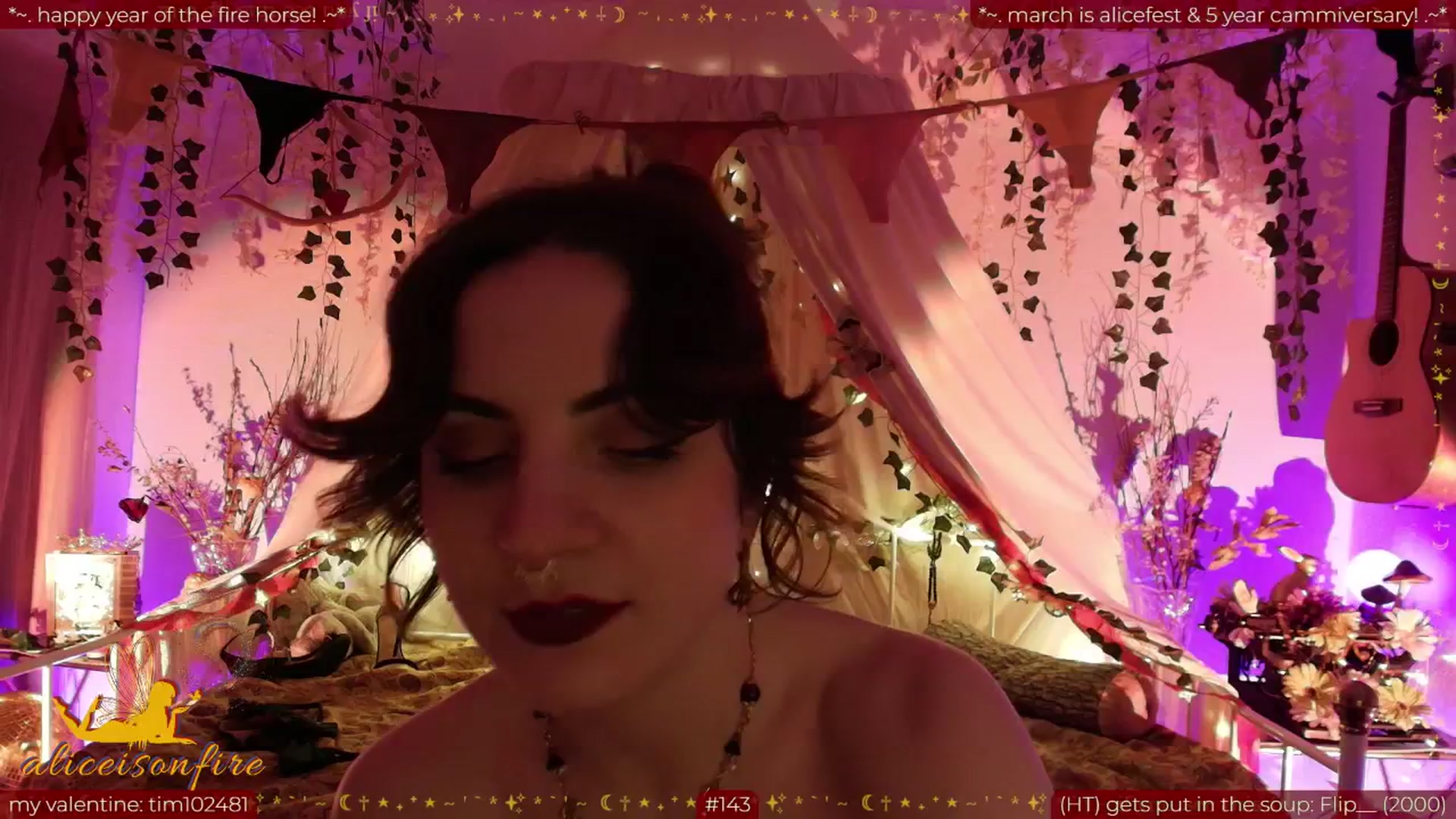 Gallery image thumbnail from aliceisonfire's myfreecams stream on, 02/17/2026, 14:22 image 13 of 20