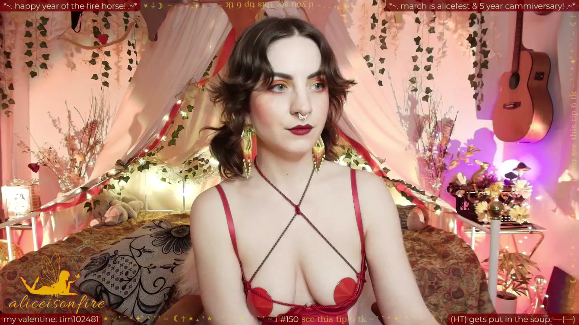 Gallery image thumbnail from aliceisonfire's myfreecams stream on, 02/18/2026, 10:15 image 3 of 20