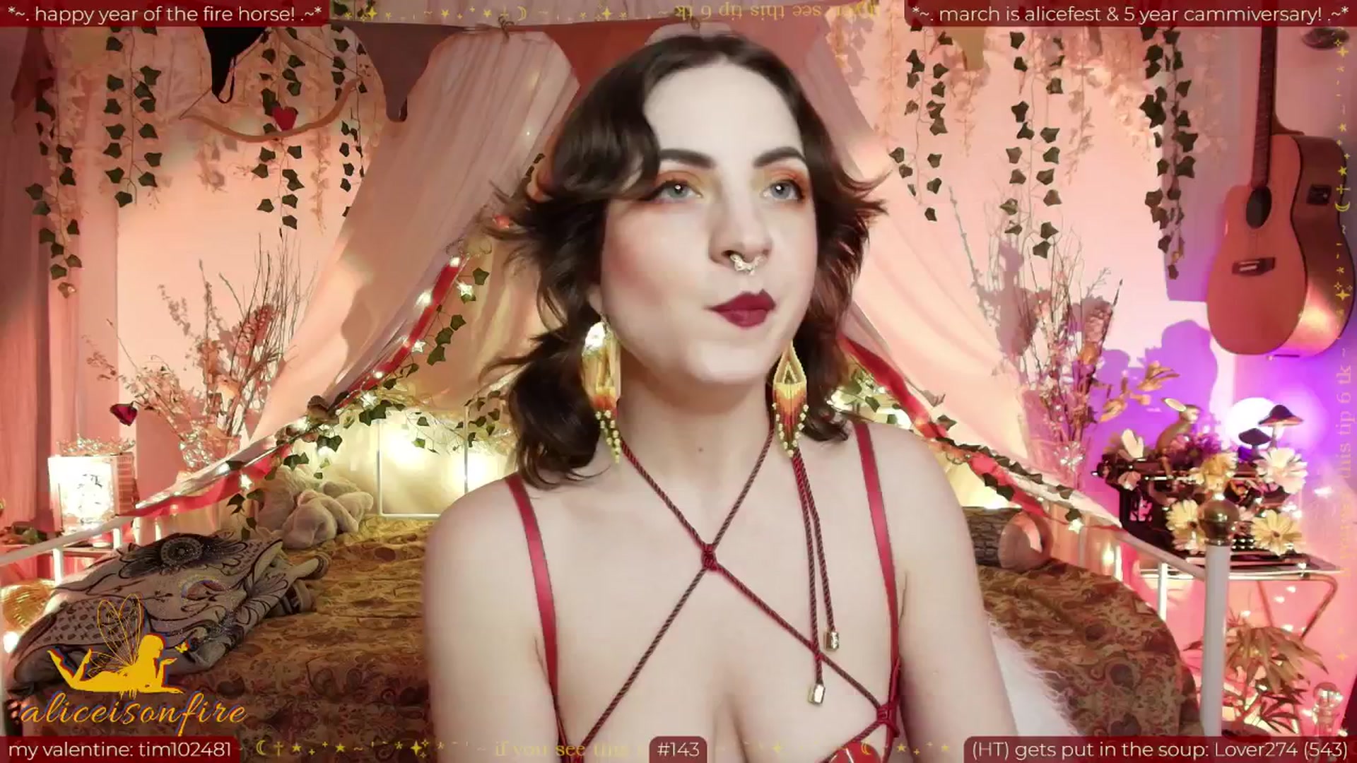 Gallery image thumbnail from aliceisonfire's myfreecams stream on, 02/18/2026, 10:15 image 14 of 20