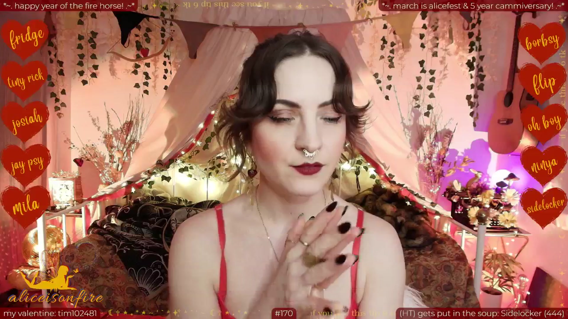 Gallery image thumbnail from aliceisonfire's myfreecams stream on, 02/21/2026, 07:16 image 19 of 20
