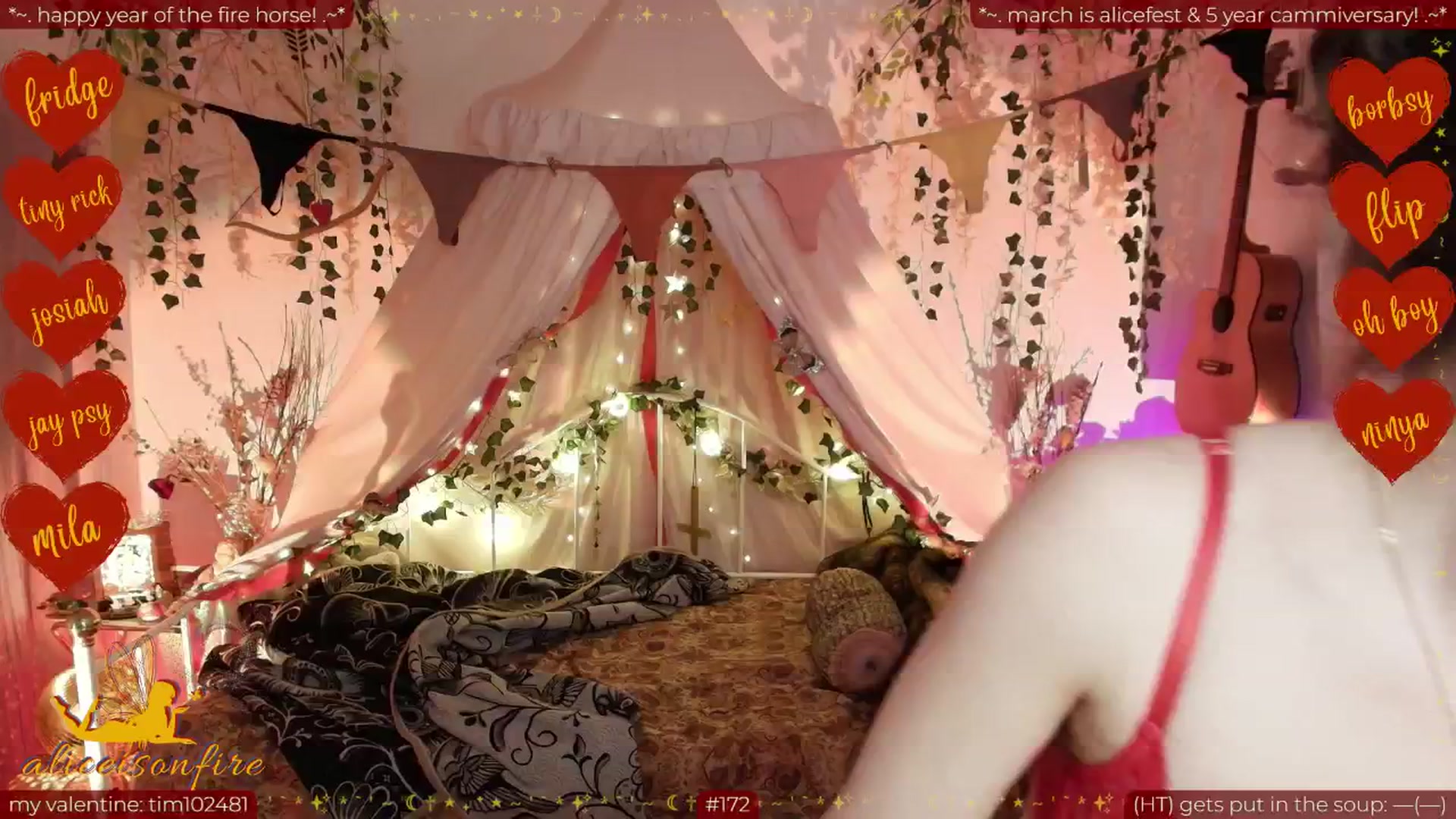 Gallery image thumbnail from aliceisonfire's myfreecams stream on, 02/21/2026, 07:16 image 1 of 20