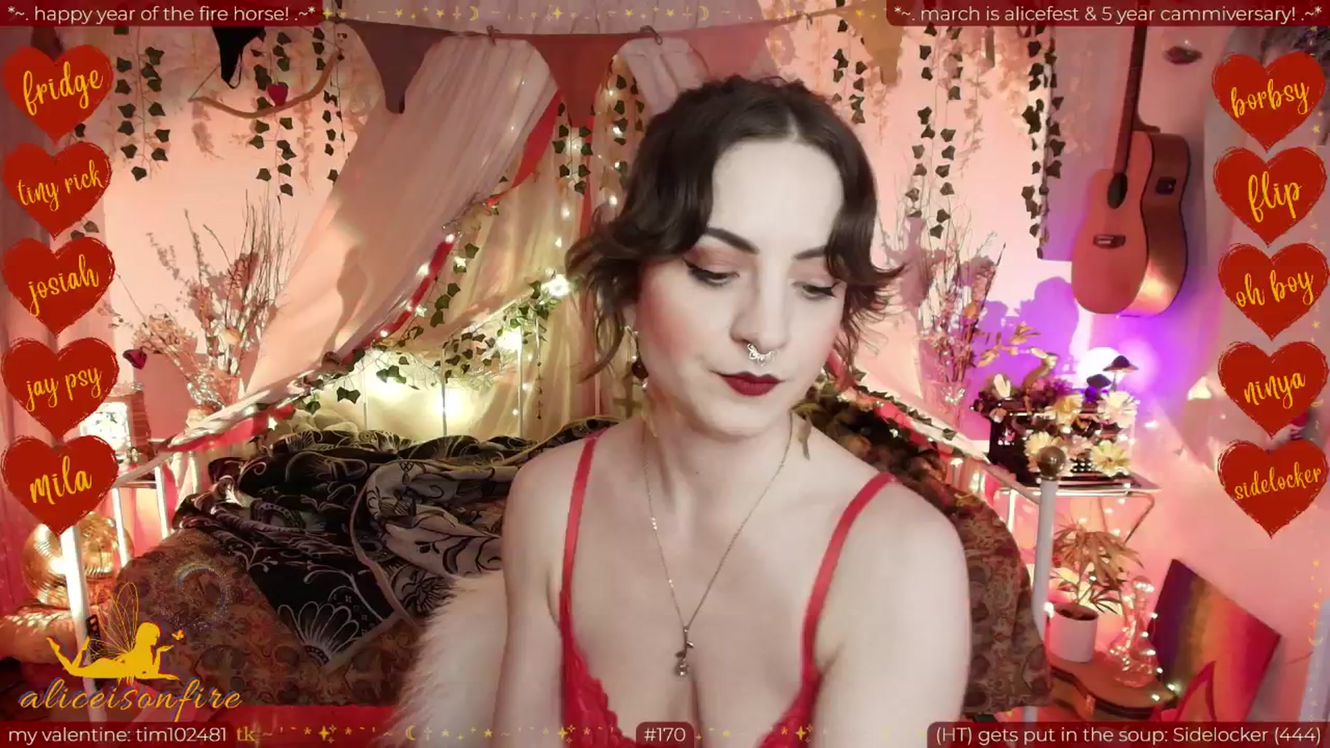 Gallery image thumbnail from aliceisonfire's myfreecams stream on, 02/21/2026, 07:16 image 18 of 20