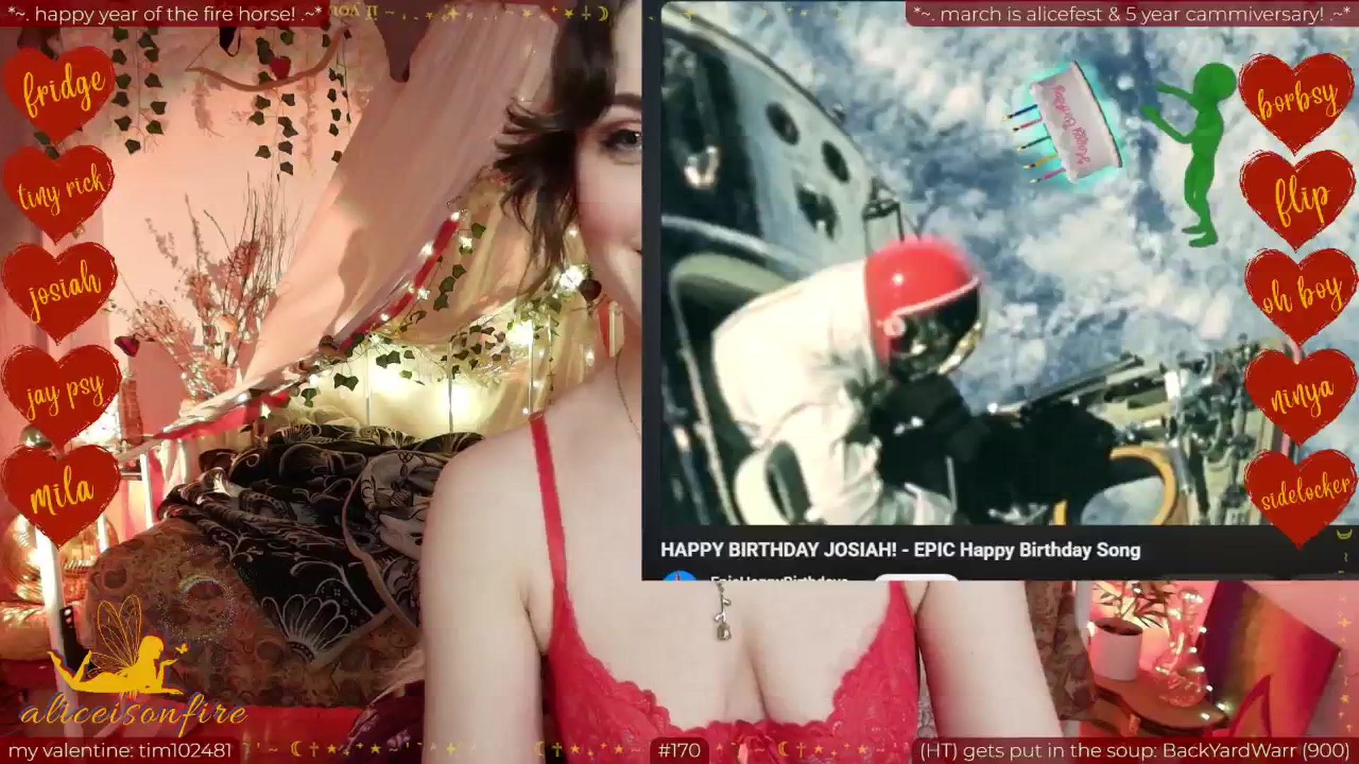 Gallery image thumbnail from aliceisonfire's myfreecams stream on, 02/21/2026, 11:04 image 14 of 20