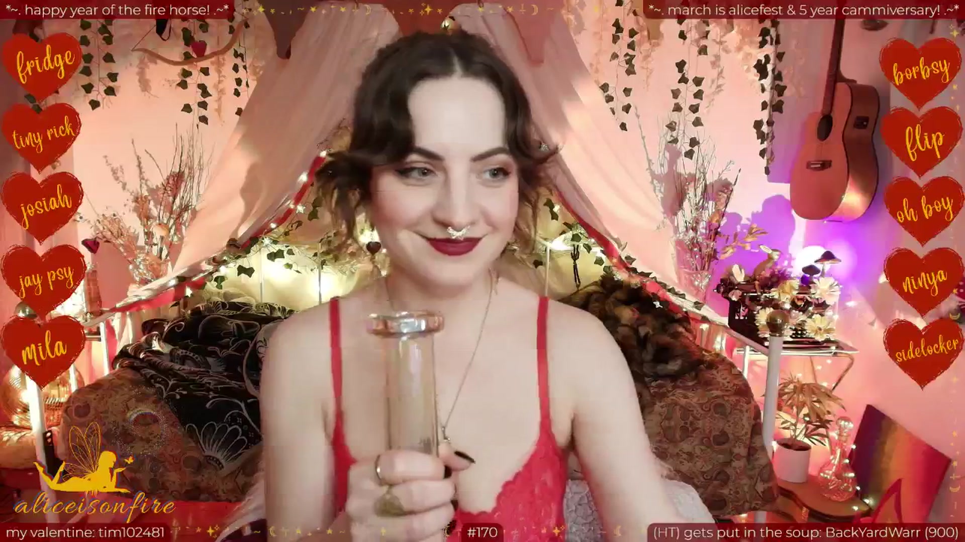 Gallery image thumbnail from aliceisonfire's myfreecams stream on, 02/21/2026, 11:04 image 15 of 20