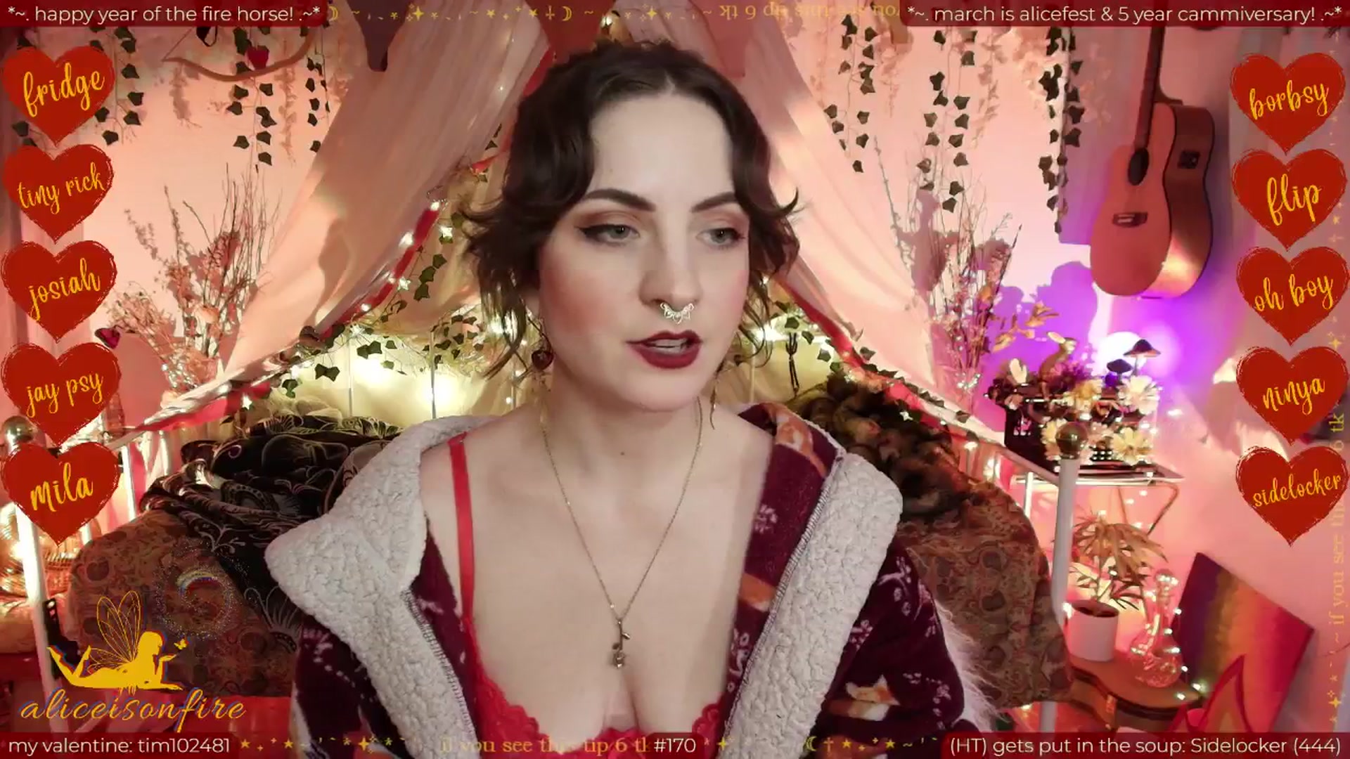 Gallery image thumbnail from aliceisonfire's myfreecams stream on, 02/21/2026, 11:04 image 7 of 20