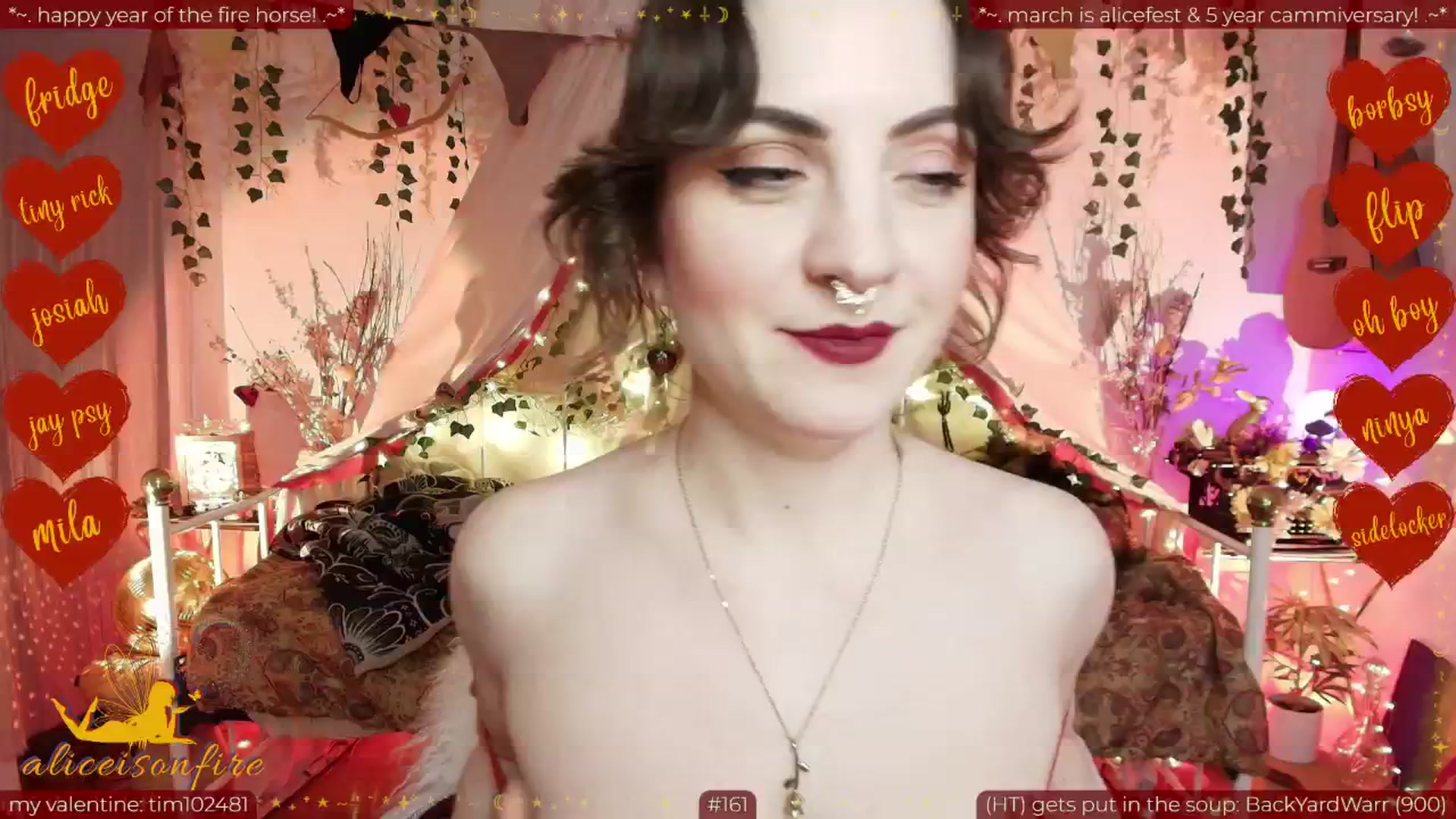 Gallery image thumbnail from aliceisonfire's myfreecams stream on, 02/21/2026, 13:18 image 2 of 20