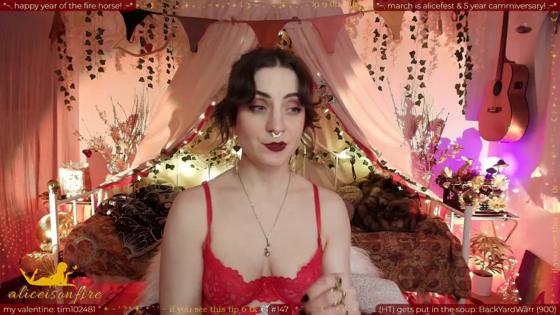 Gallery image thumbnail from aliceisonfire's myfreecams stream on, 02/21/2026, 13:18 image 18 of 20