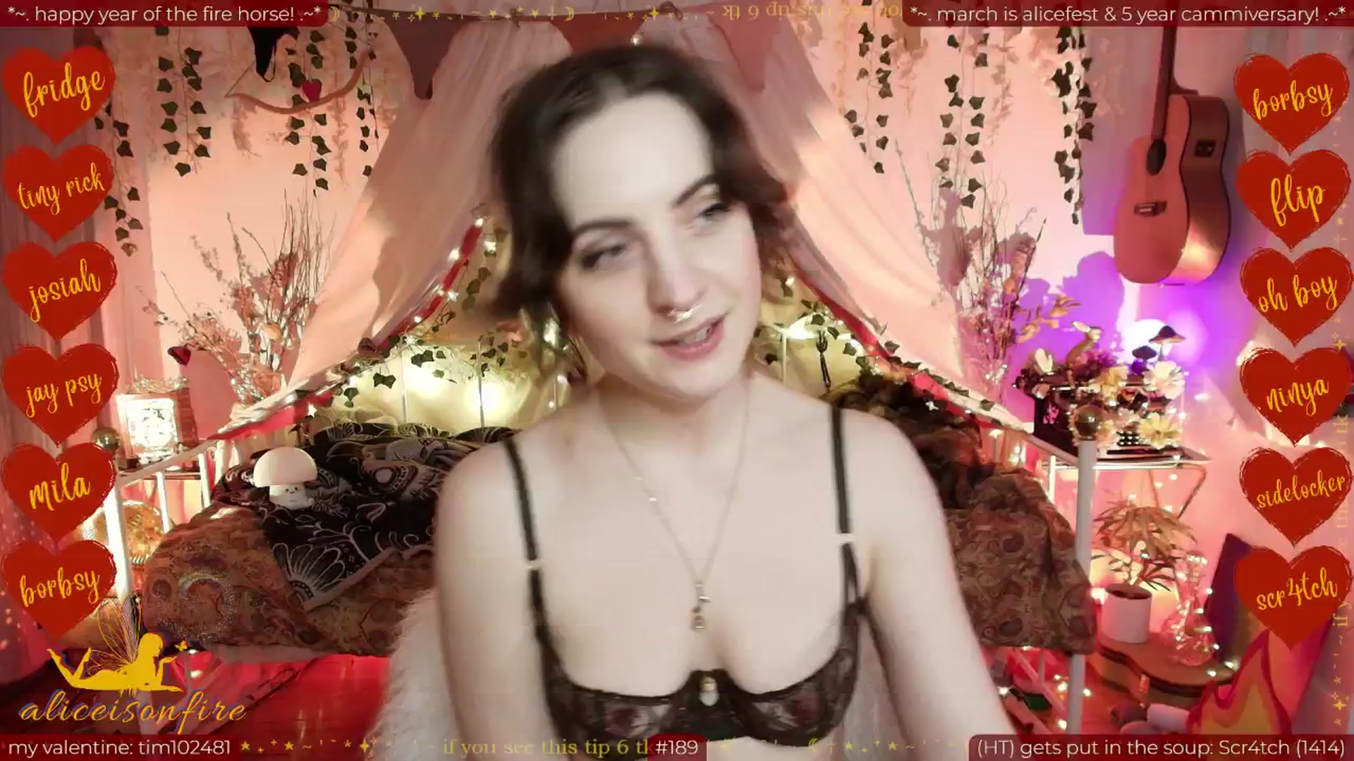 Gallery image thumbnail from aliceisonfire's myfreecams stream on, 02/25/2026, 09:40 image 20 of 20