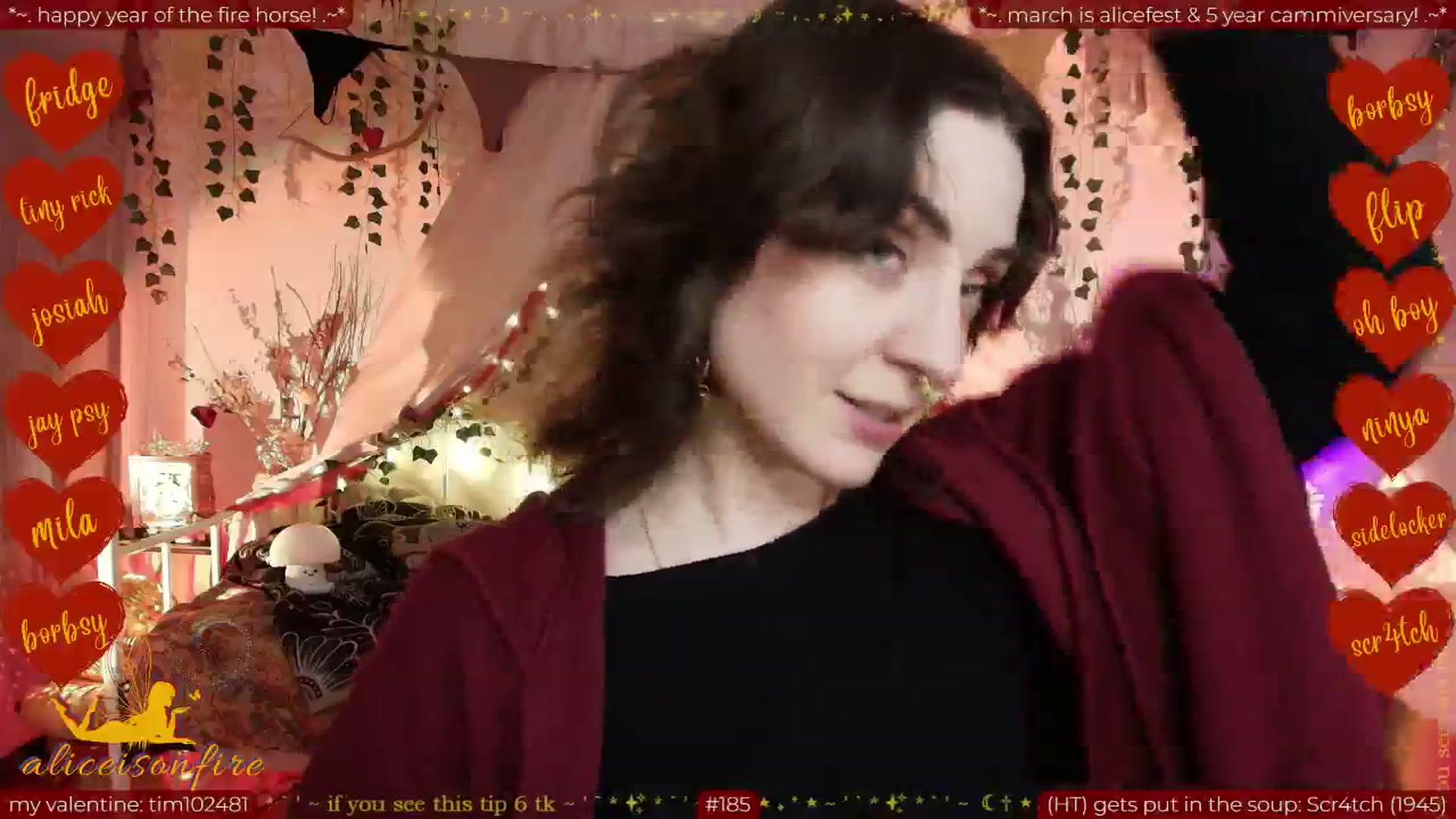 Gallery image thumbnail from aliceisonfire's myfreecams stream on, 02/25/2026, 13:12 image 17 of 20