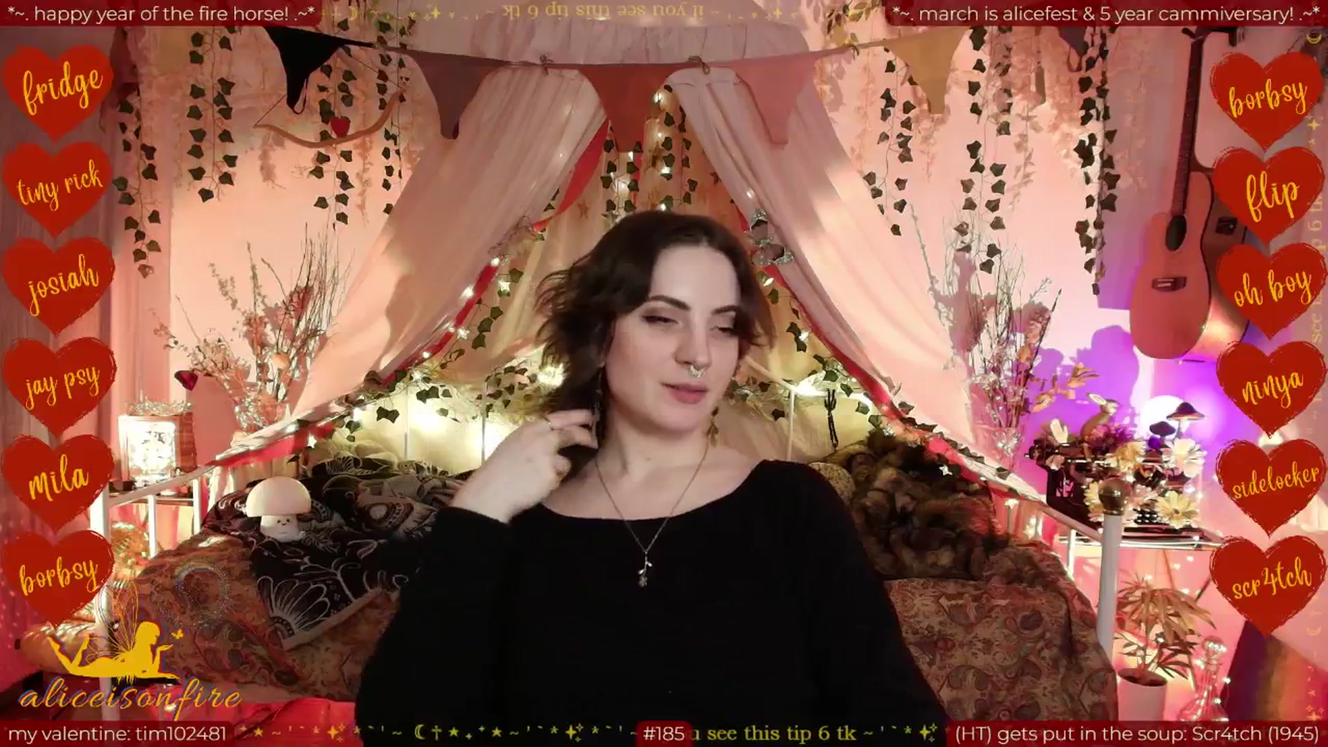 Gallery image thumbnail from aliceisonfire's myfreecams stream on, 02/25/2026, 13:12 image 19 of 20