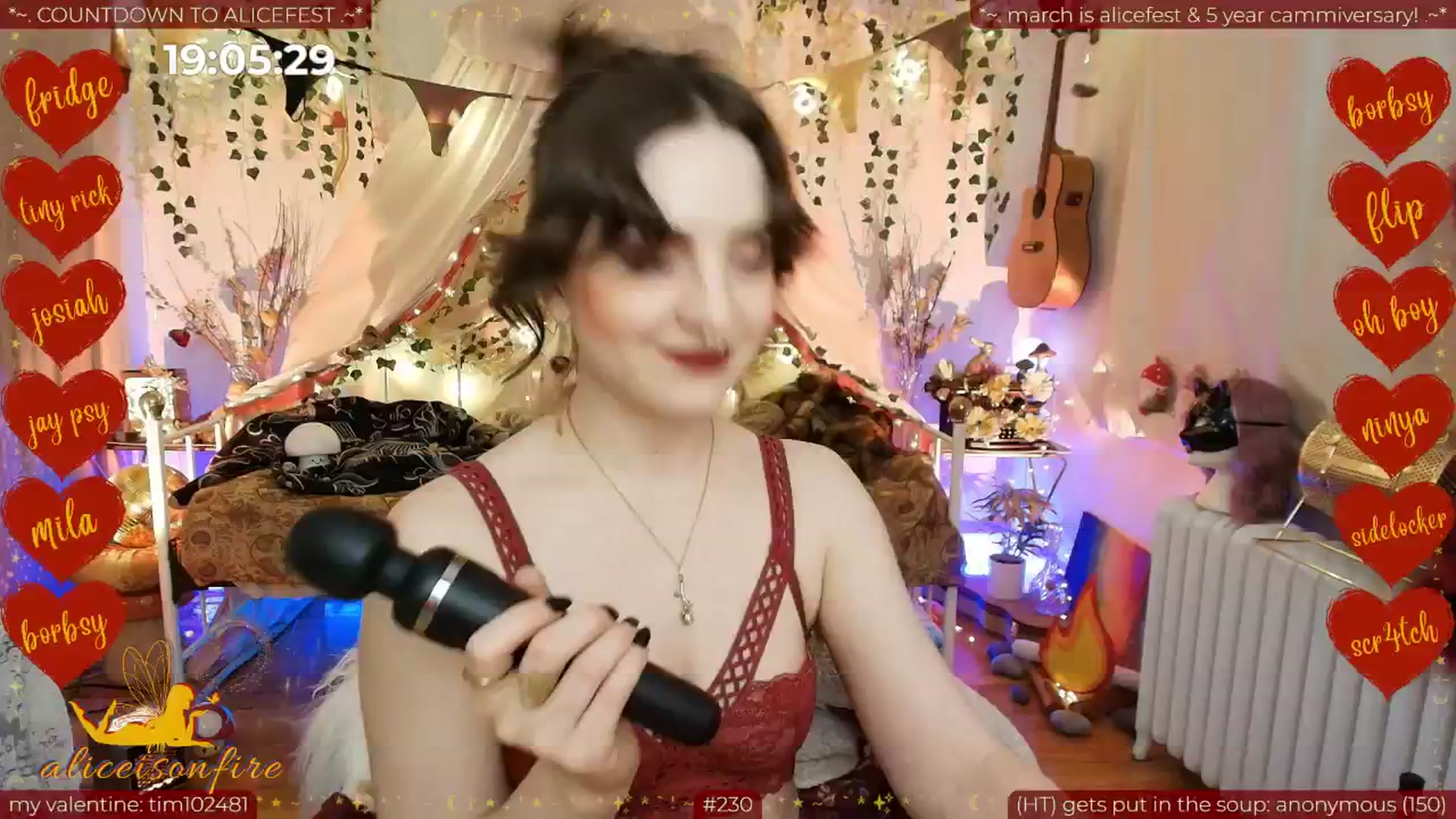 Gallery image thumbnail from aliceisonfire's myfreecams stream on, 02/28/2026, 14:53 image 4 of 20