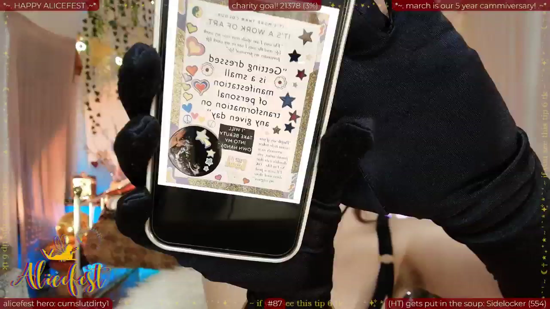 Gallery image thumbnail from aliceisonfire's myfreecams stream on, 03/09/2026, 08:59 image 4 of 20