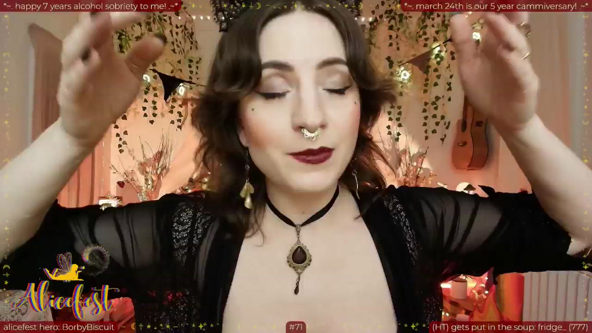 Gallery image thumbnail from aliceisonfire's myfreecams stream on, 03/14/2026, 10:46 image 4 of 20