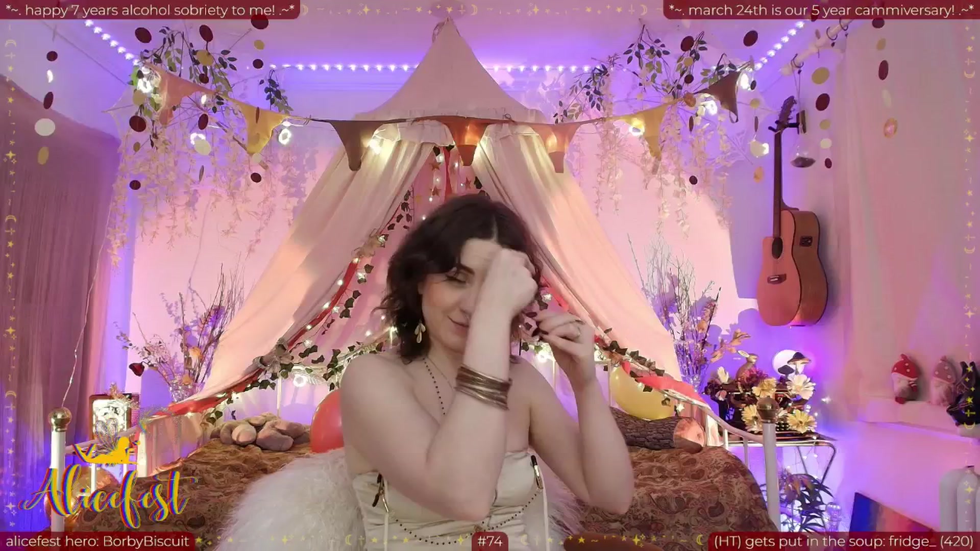 Gallery image thumbnail from aliceisonfire's myfreecams stream on, 03/16/2026, 14:59 image 1 of 20
