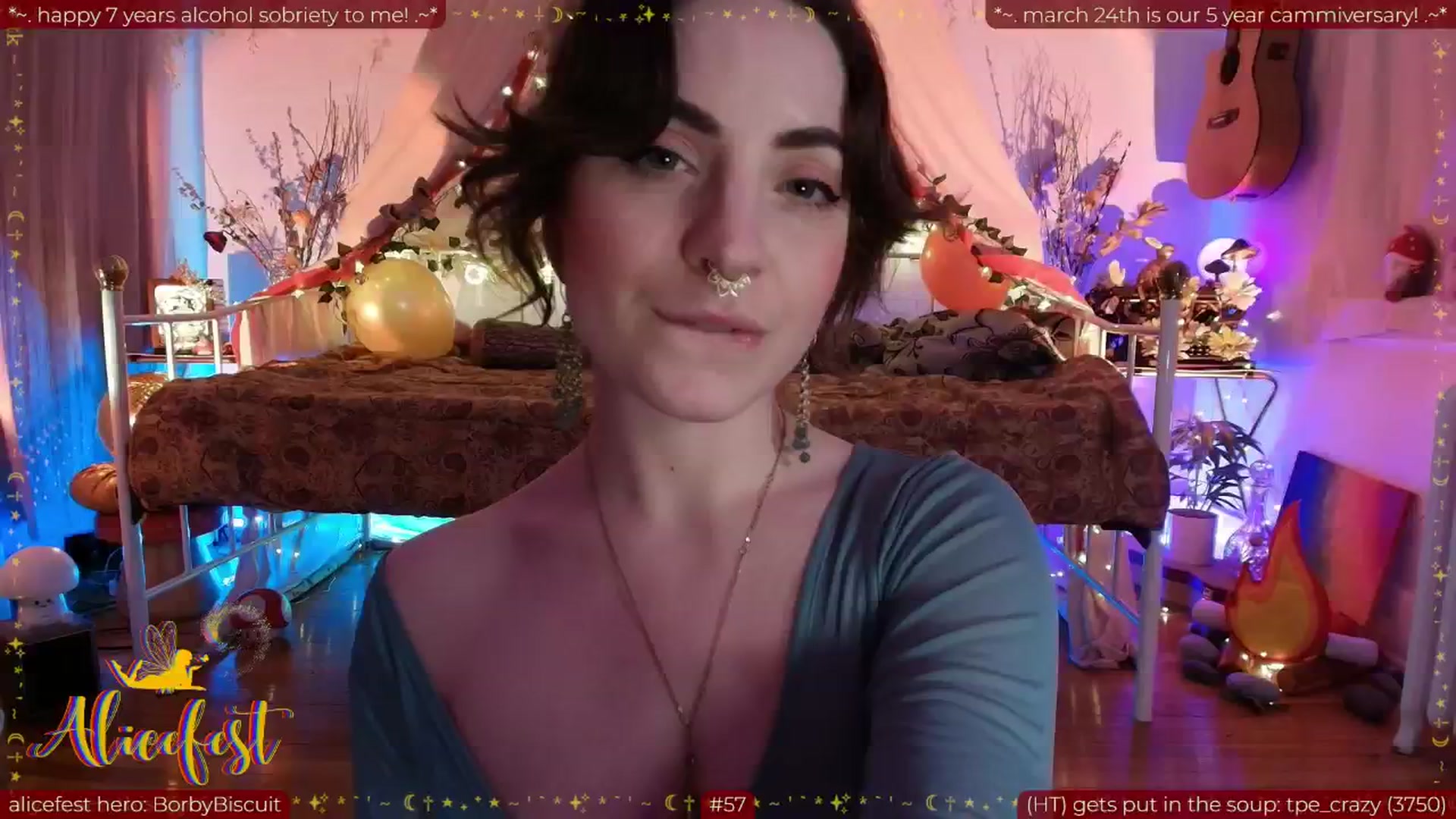 Gallery image thumbnail from aliceisonfire's myfreecams stream on, 03/17/2026, 11:08 image 1 of 20