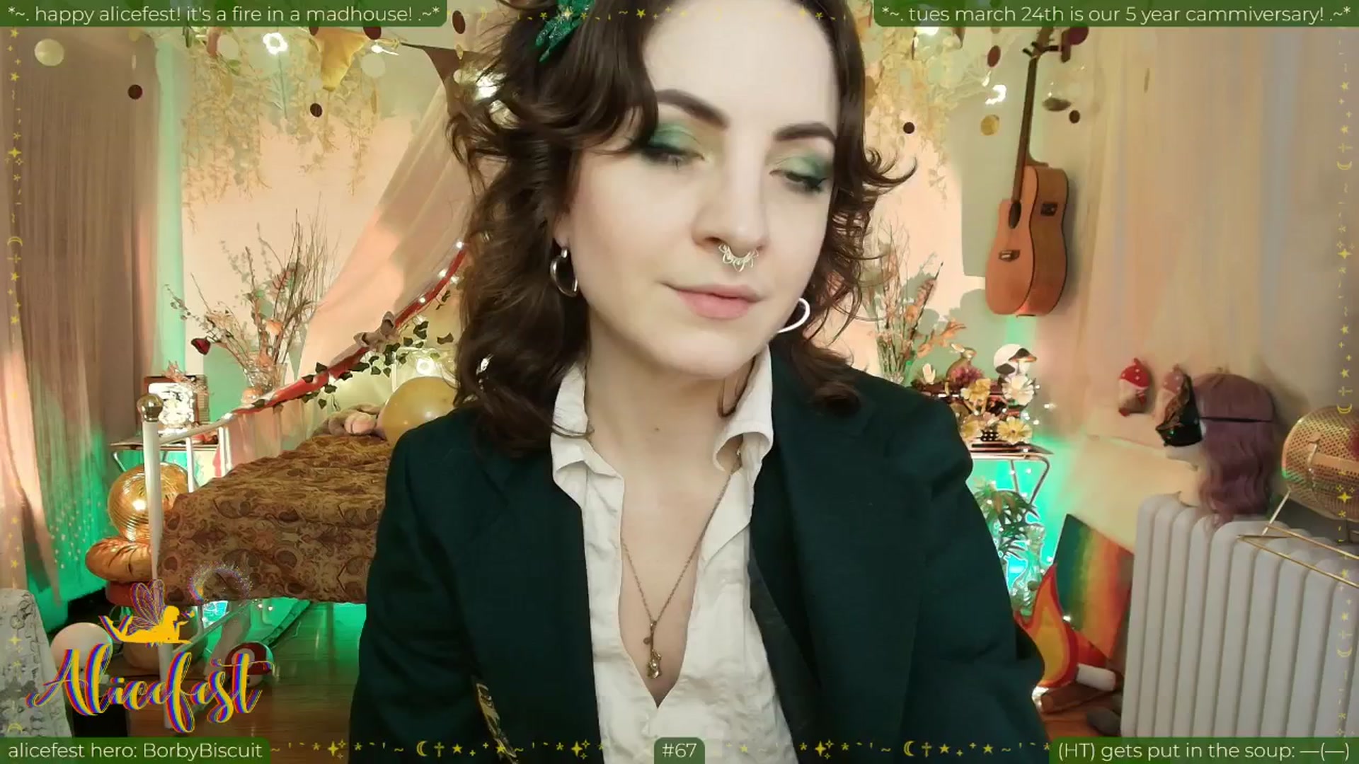 Gallery image thumbnail from aliceisonfire's myfreecams stream on, 03/18/2026, 10:36 image 1 of 20