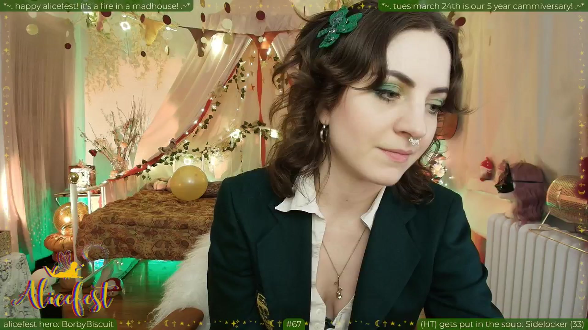 Gallery image thumbnail from aliceisonfire's myfreecams stream on, 03/18/2026, 10:36 image 4 of 20