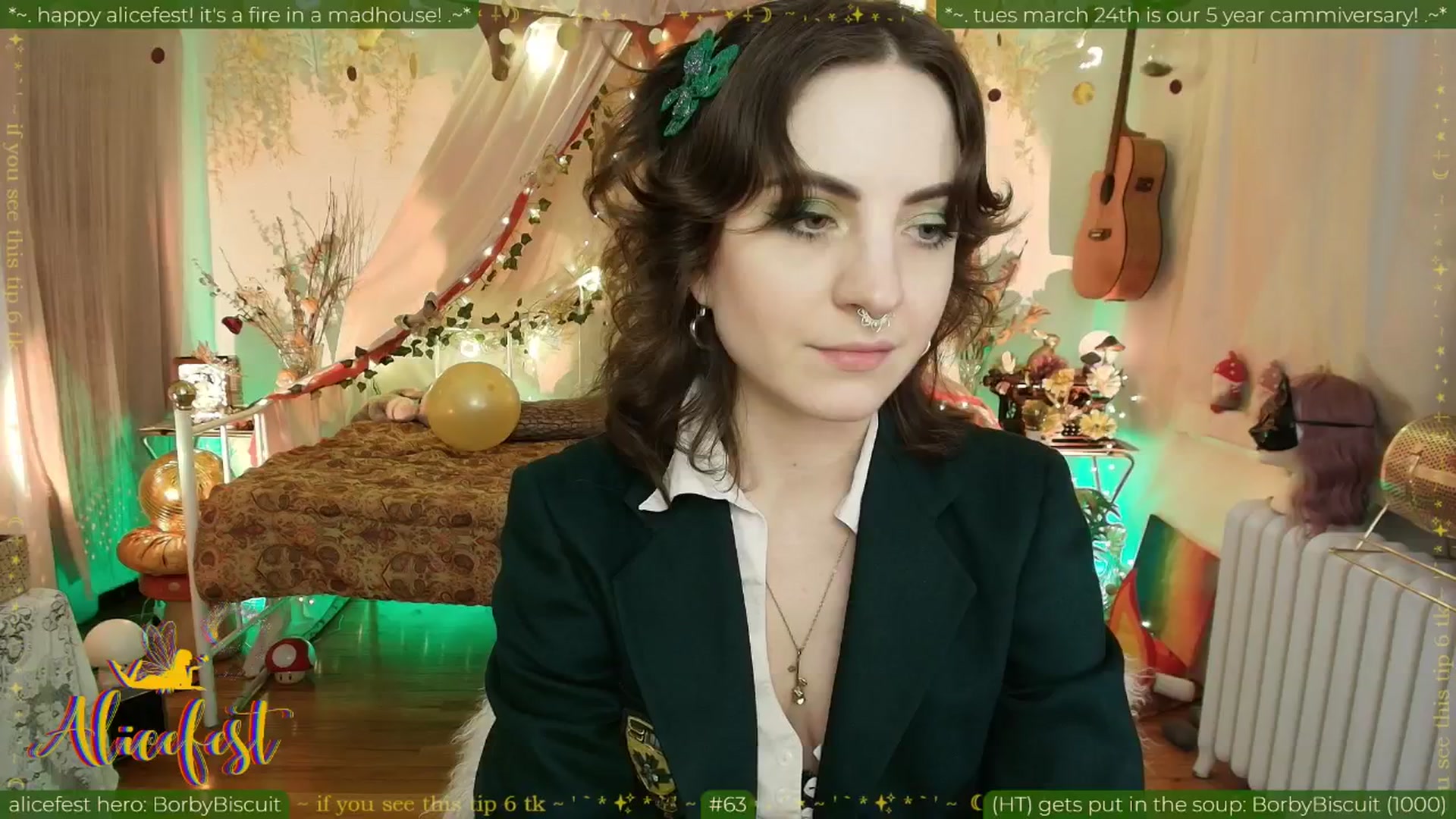 Gallery image thumbnail from aliceisonfire's myfreecams stream on, 03/18/2026, 10:36 image 10 of 20