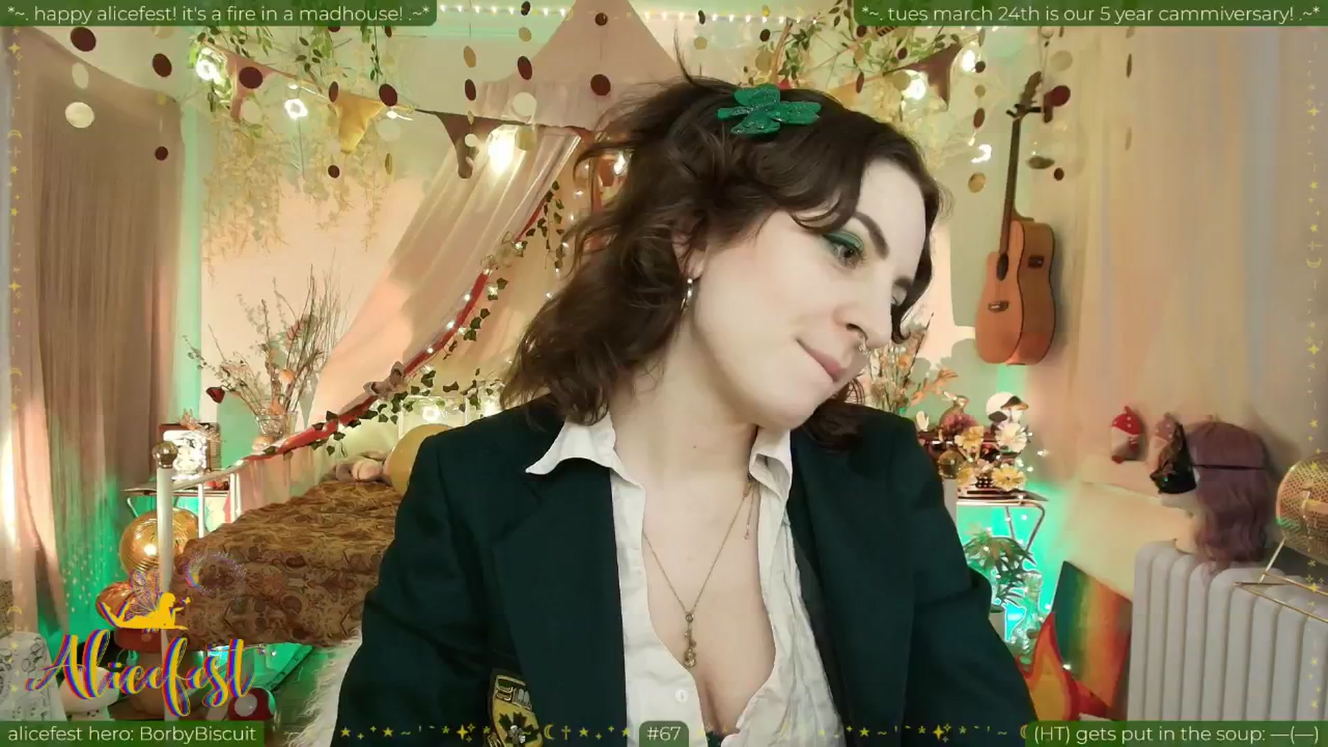 Gallery image thumbnail from aliceisonfire's myfreecams stream on, 03/18/2026, 10:36 image 2 of 20