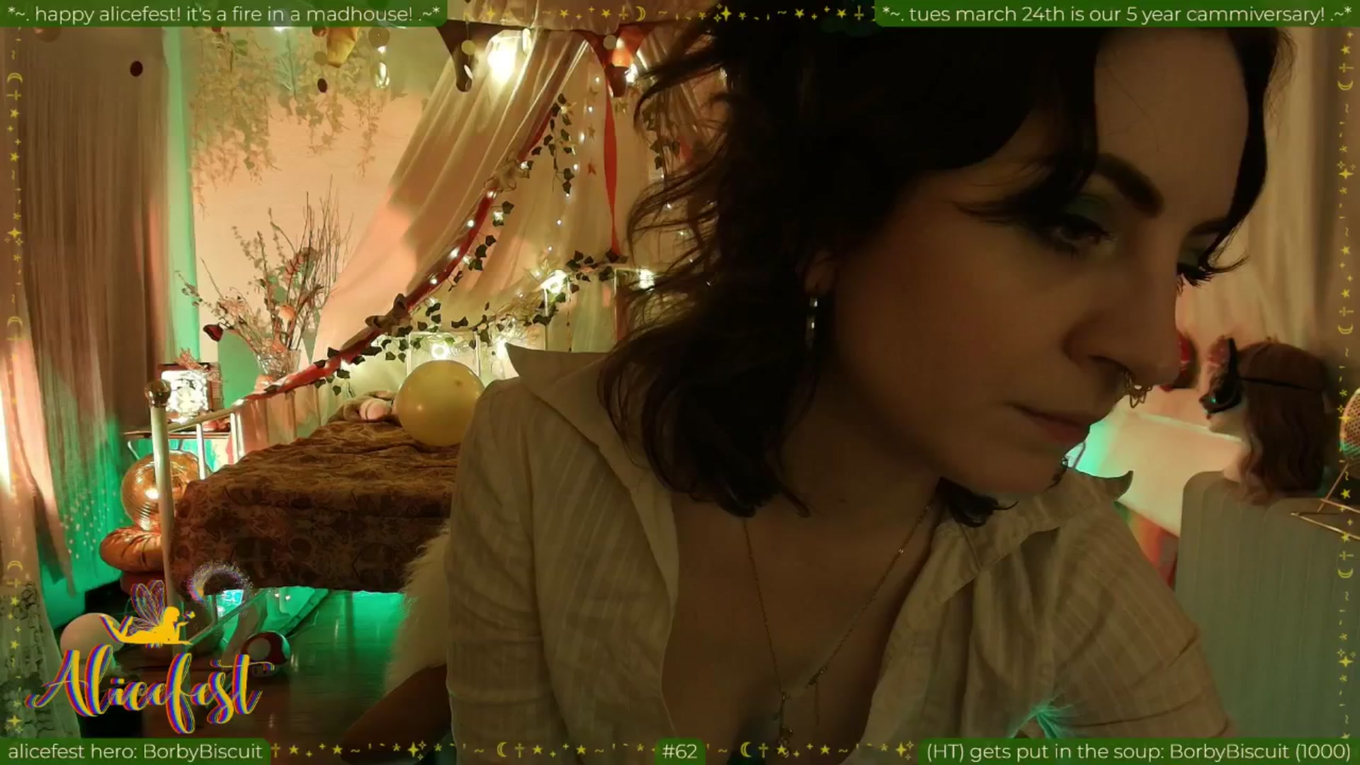 Gallery image thumbnail from aliceisonfire's myfreecams stream on, 03/18/2026, 11:09 image 5 of 20