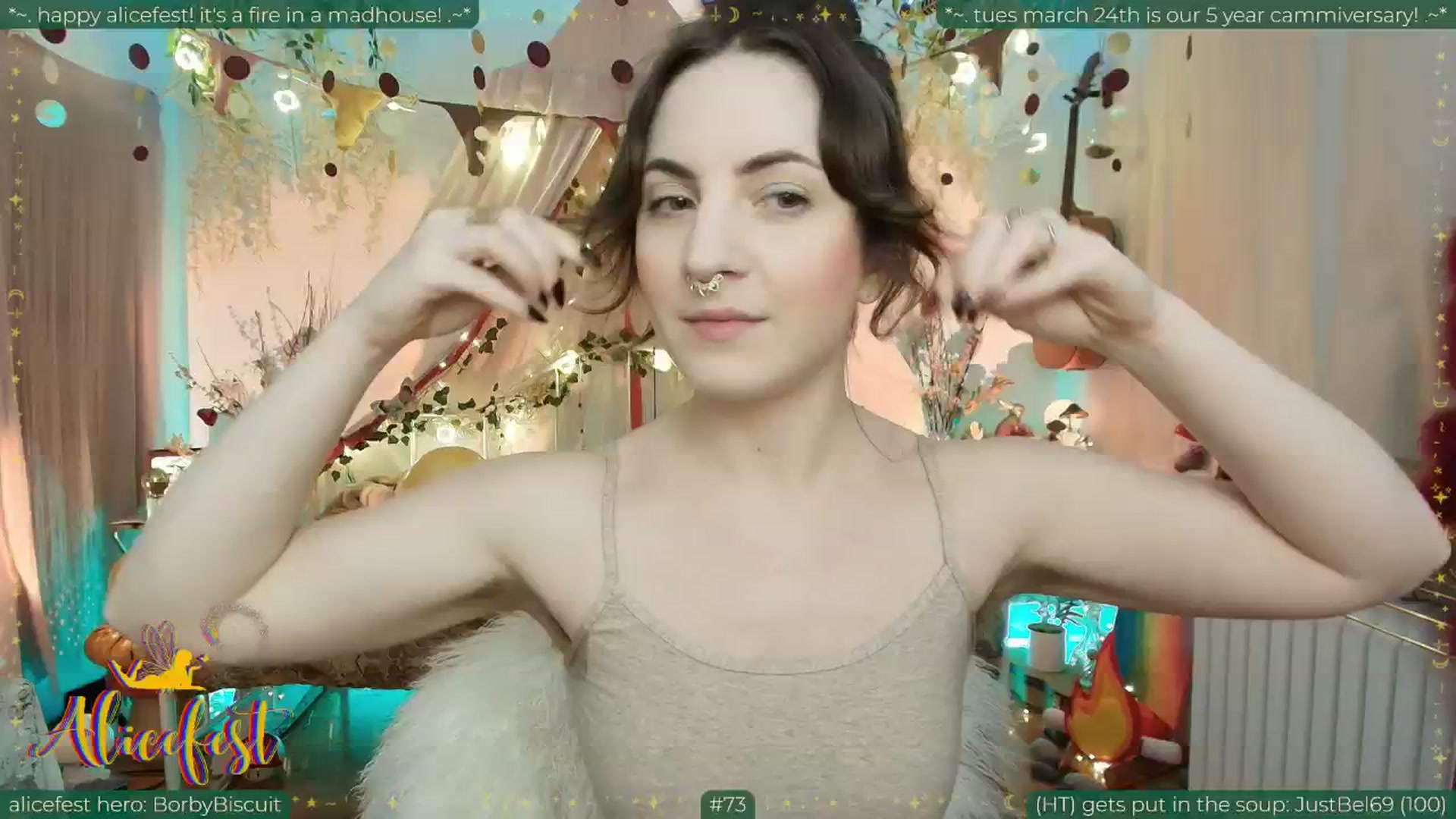 Gallery image thumbnail from aliceisonfire's myfreecams stream on, 03/19/2026, 08:47 image 3 of 20