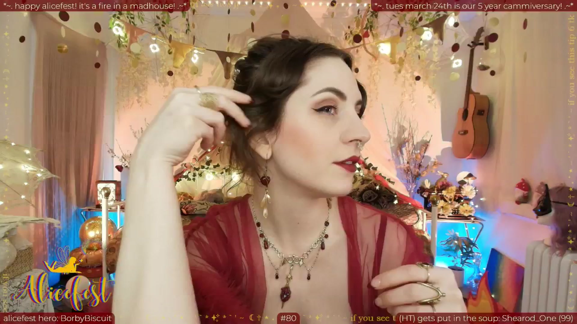 Gallery image thumbnail from aliceisonfire's myfreecams stream on, 03/30/2026, 11:09 image 5 of 20