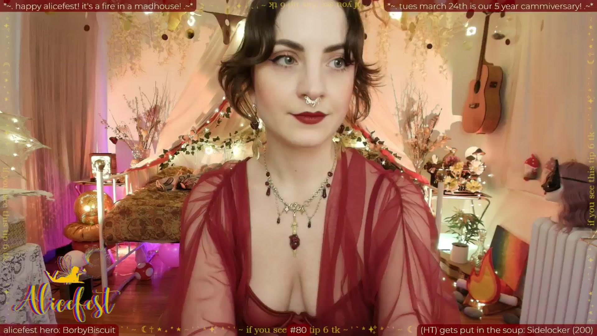Gallery image thumbnail from aliceisonfire's myfreecams stream on, 03/30/2026, 11:09 image 8 of 20