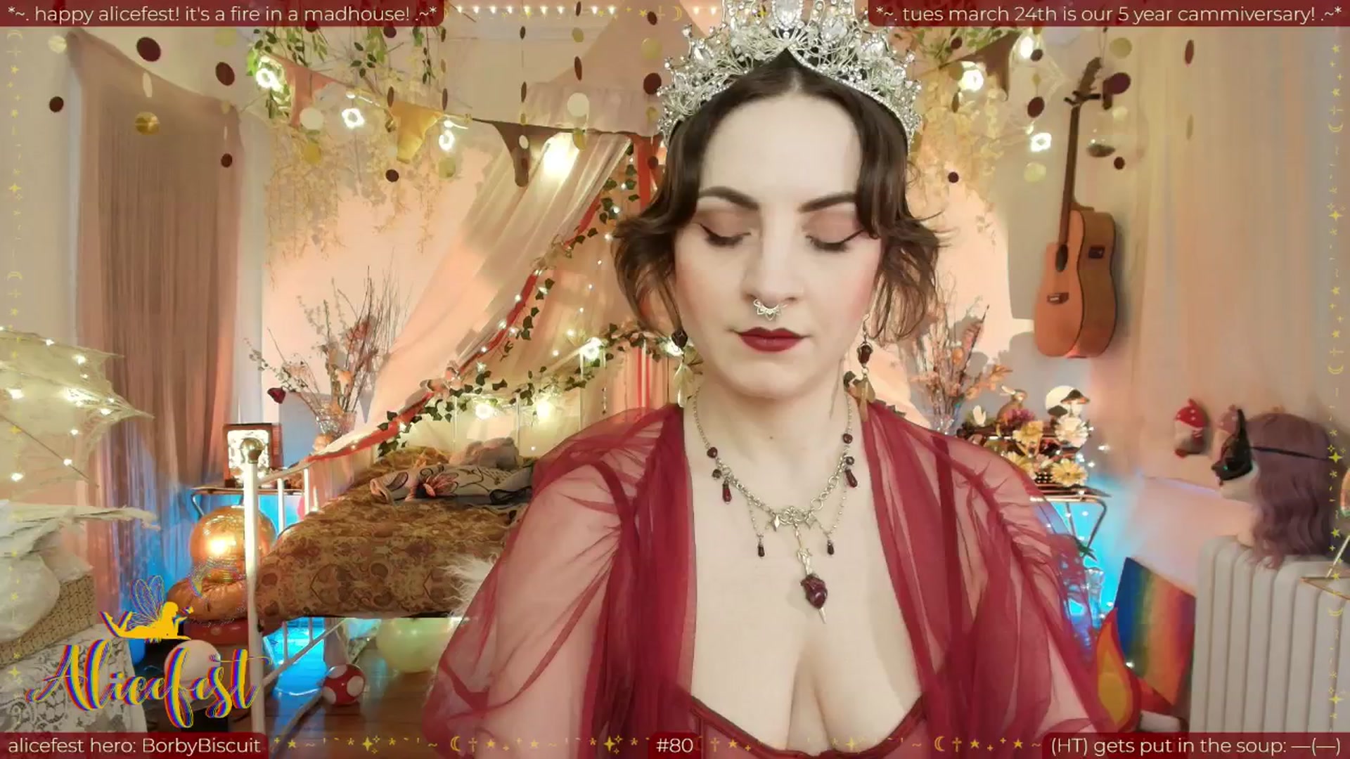 Gallery image thumbnail from aliceisonfire's myfreecams stream on, 03/30/2026, 11:09 image 1 of 20