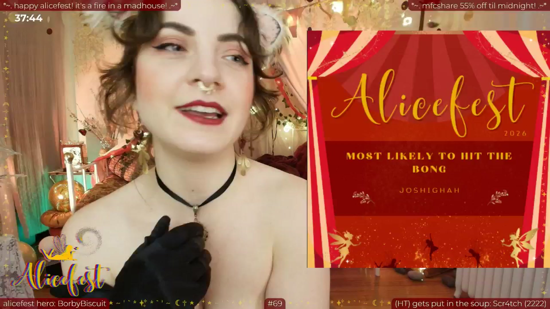 Gallery image thumbnail from aliceisonfire's myfreecams stream on, 04/01/2026, 09:15 image 7 of 20