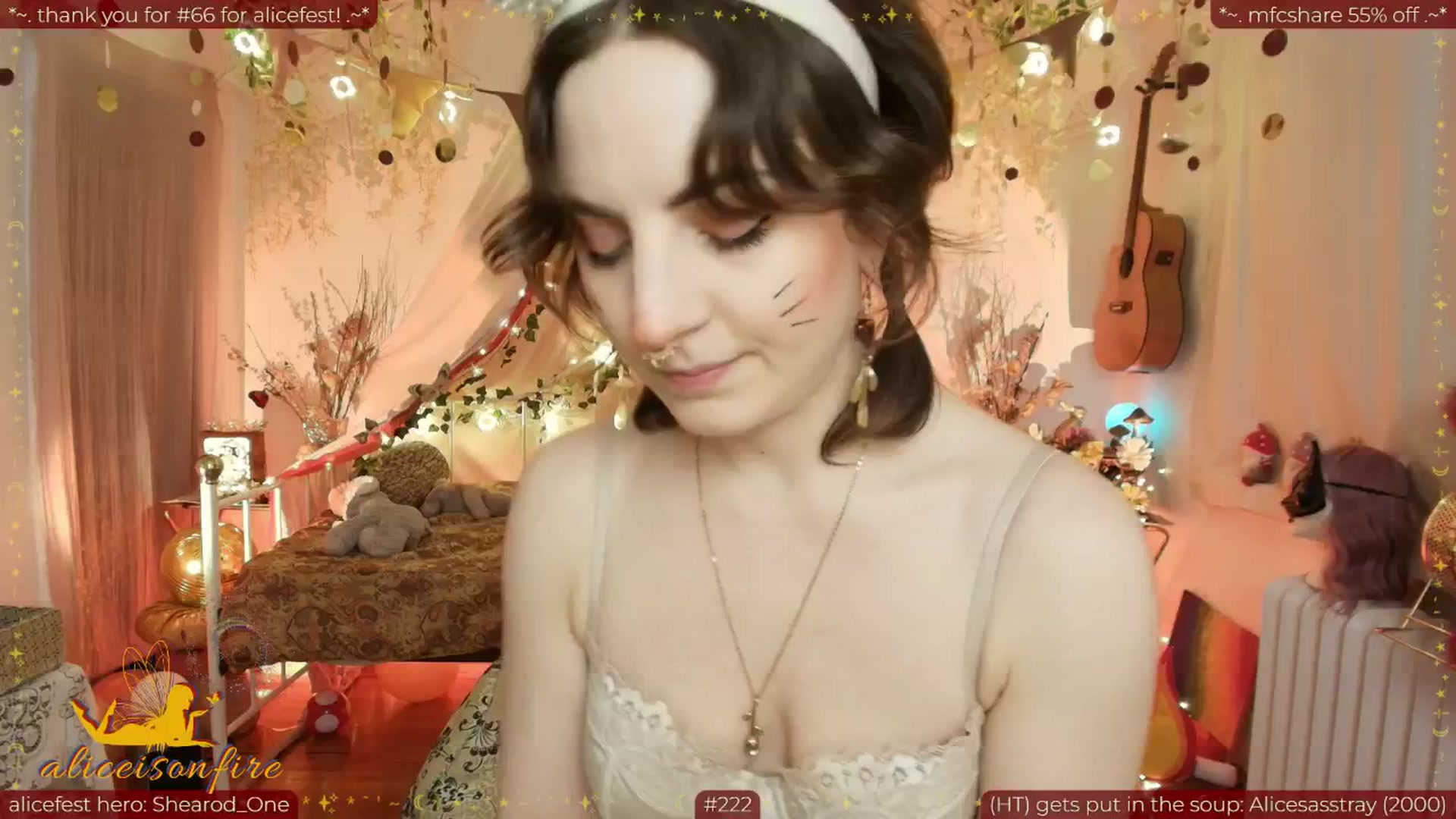 Gallery image thumbnail from aliceisonfire's myfreecams stream on, 04/07/2026, 11:10 image 1 of 20