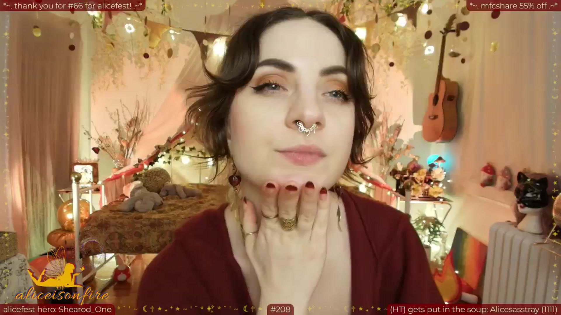 Gallery image thumbnail from aliceisonfire's myfreecams stream on, 04/08/2026, 11:09 image 8 of 20
