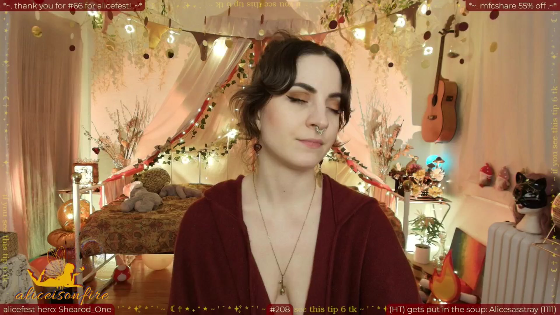 Gallery image thumbnail from aliceisonfire's myfreecams stream on, 04/08/2026, 11:09 image 3 of 20