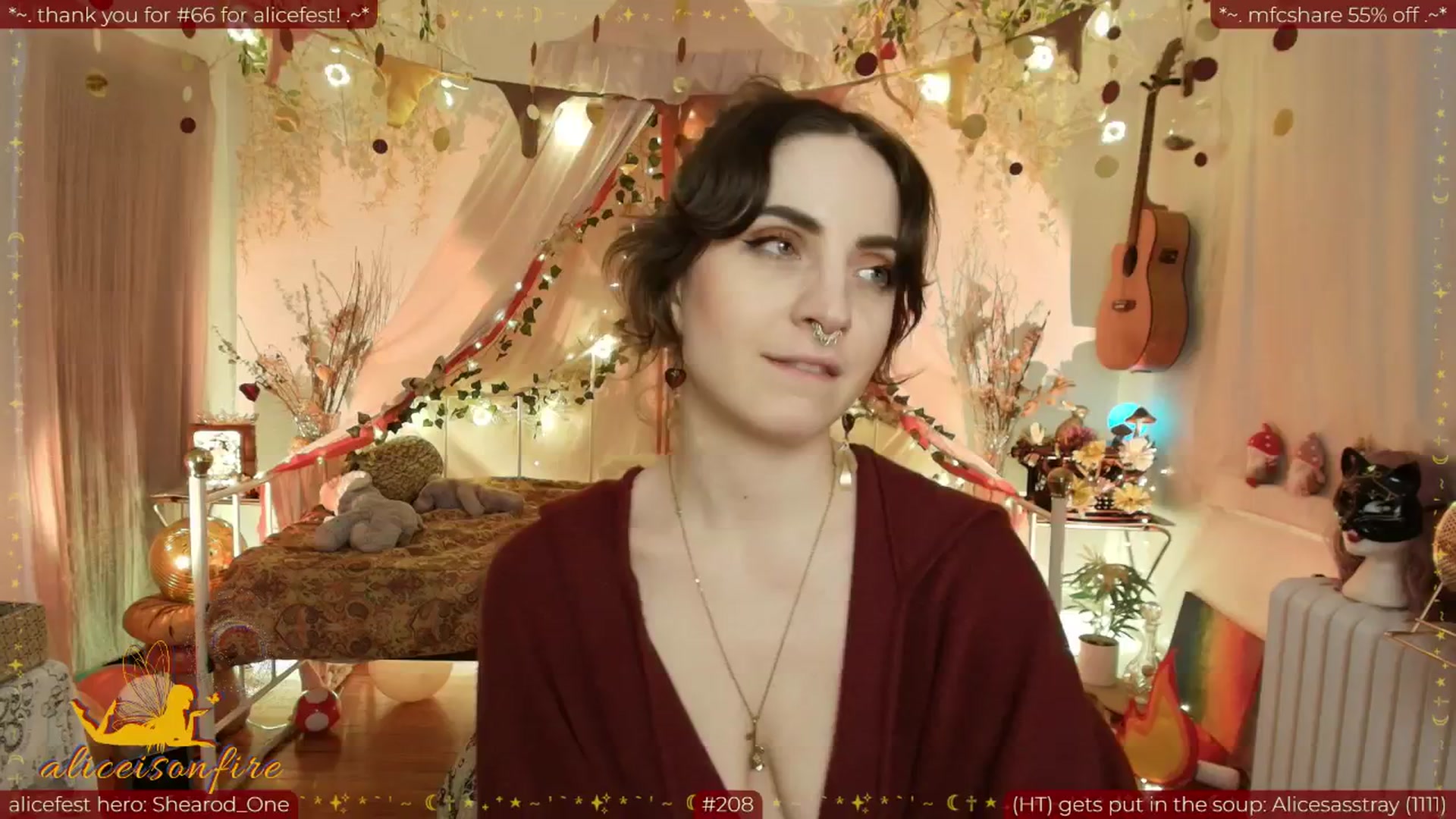 Gallery image thumbnail from aliceisonfire's myfreecams stream on, 04/08/2026, 11:09 image 6 of 20