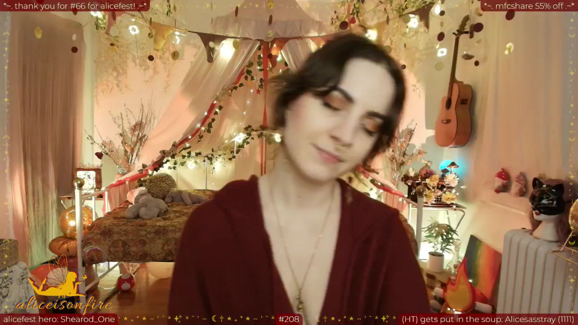 Gallery image thumbnail from aliceisonfire's myfreecams stream on, 04/08/2026, 11:09 image 2 of 20