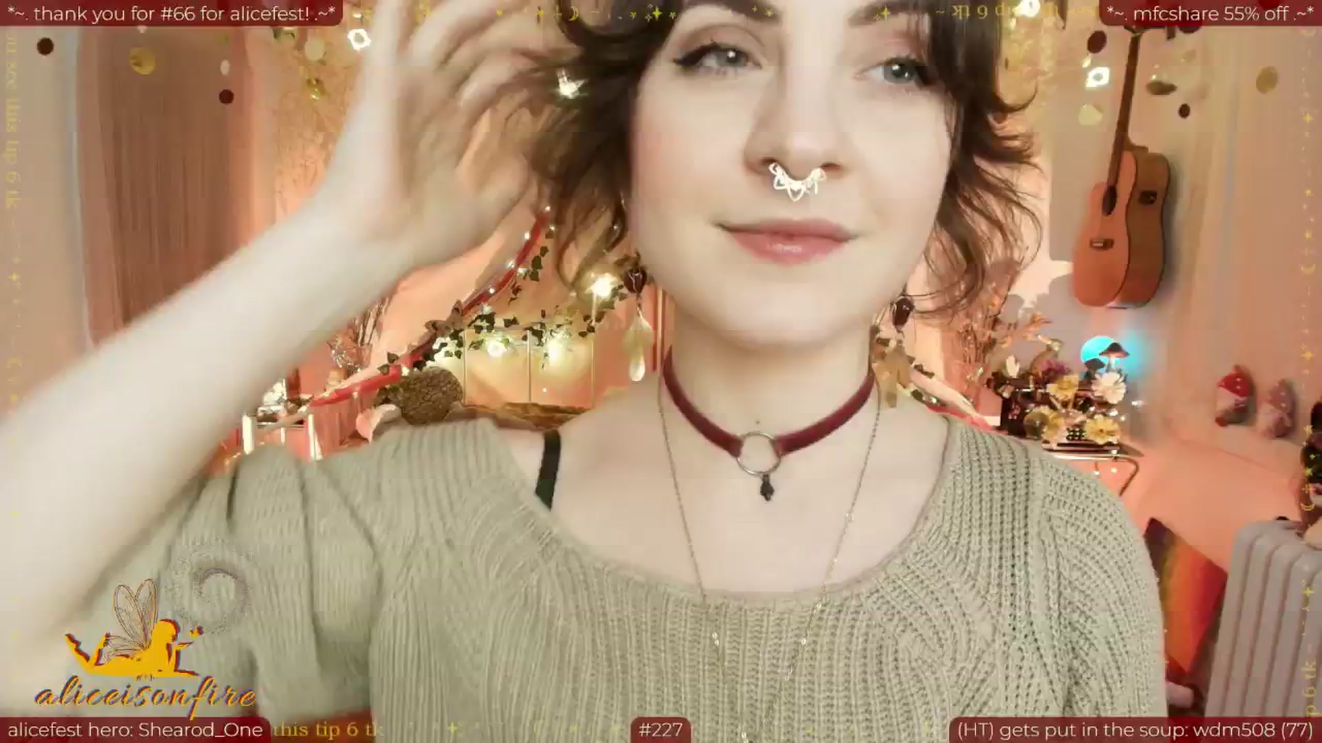 Gallery image thumbnail from aliceisonfire's myfreecams stream on, 04/09/2026, 05:41 image 11 of 20