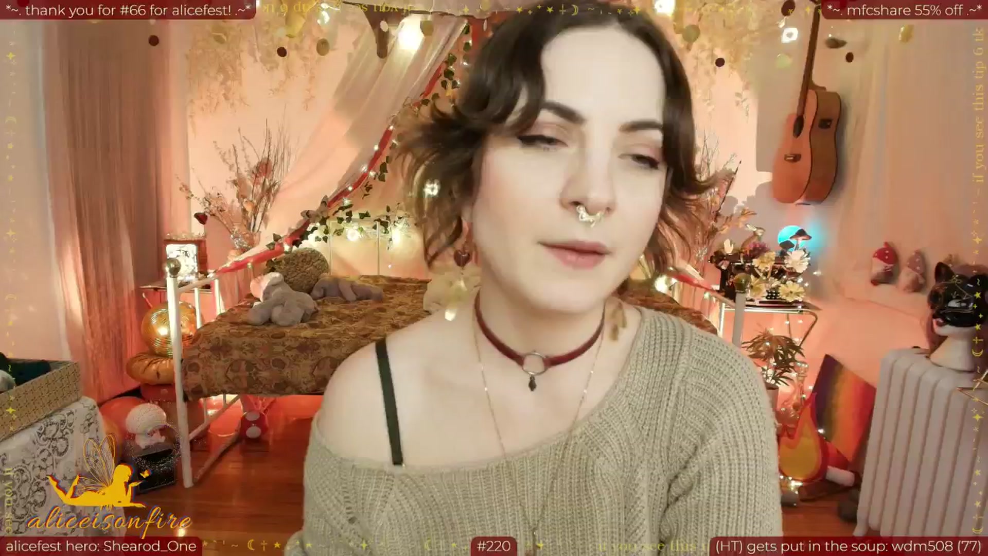 Gallery image thumbnail from aliceisonfire's myfreecams stream on, 04/09/2026, 05:41 image 16 of 20
