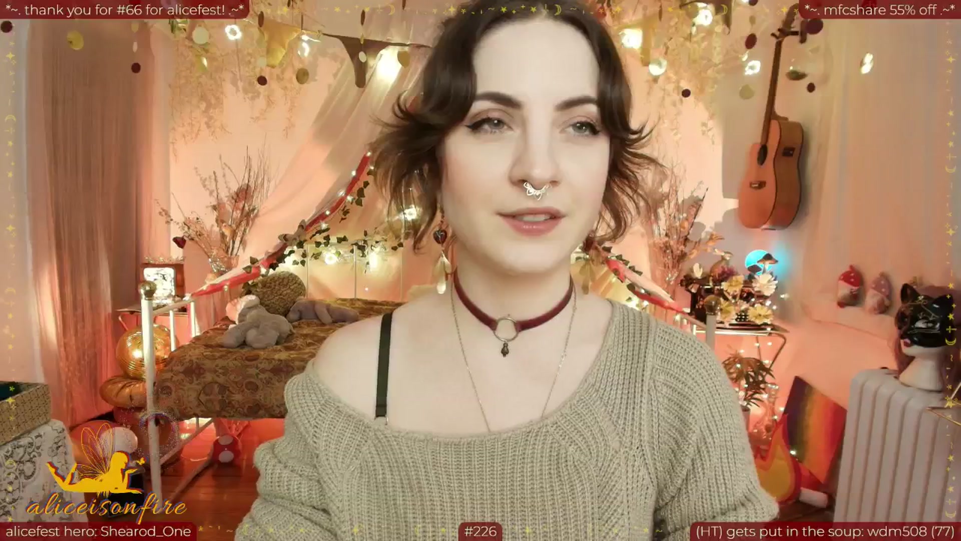 Gallery image thumbnail from aliceisonfire's myfreecams stream on, 04/09/2026, 05:41 image 2 of 20
