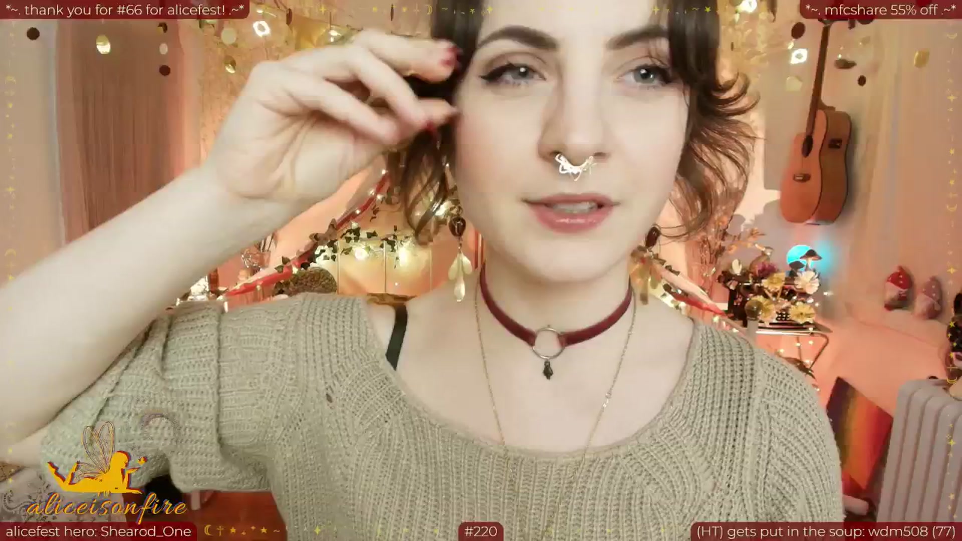 Gallery image thumbnail from aliceisonfire's myfreecams stream on, 04/09/2026, 05:41 image 12 of 20