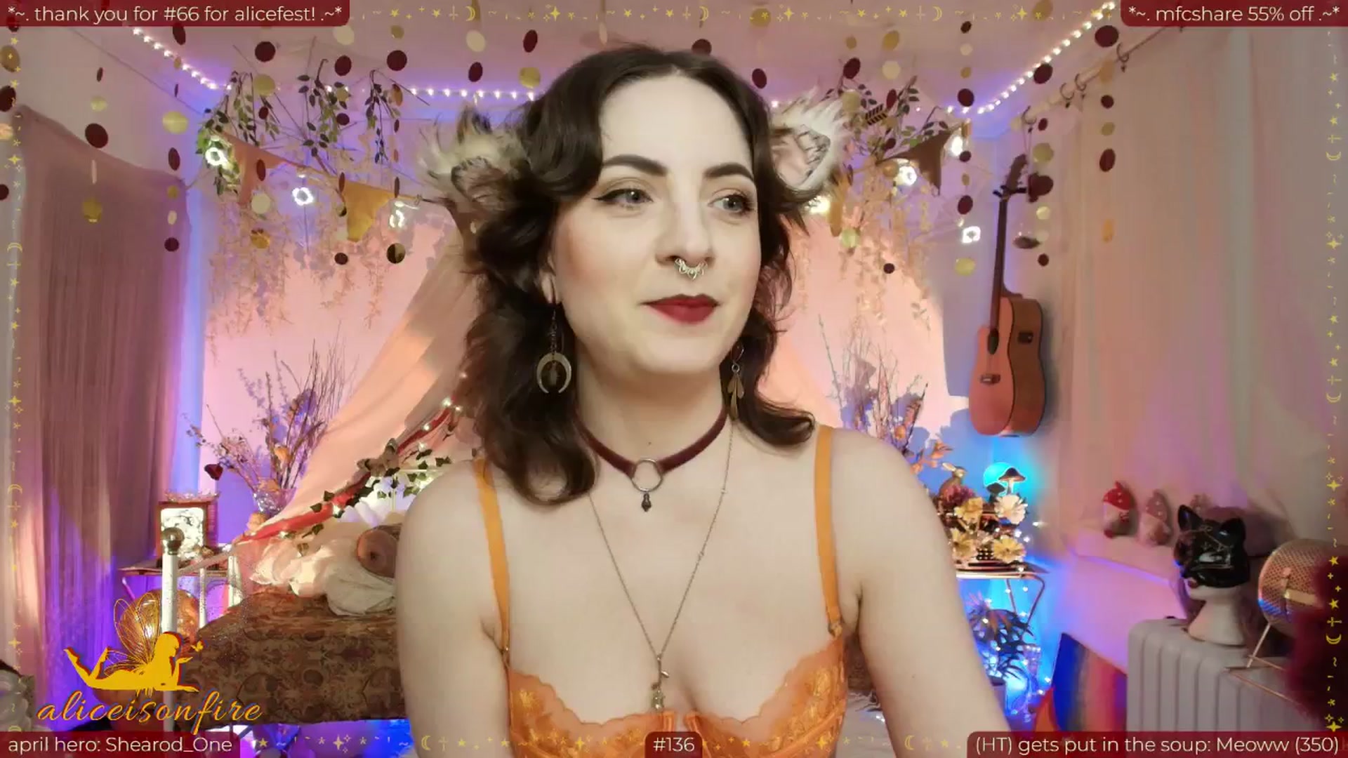 Gallery image thumbnail from aliceisonfire's myfreecams stream on, 04/11/2026, 07:40 image 3 of 20