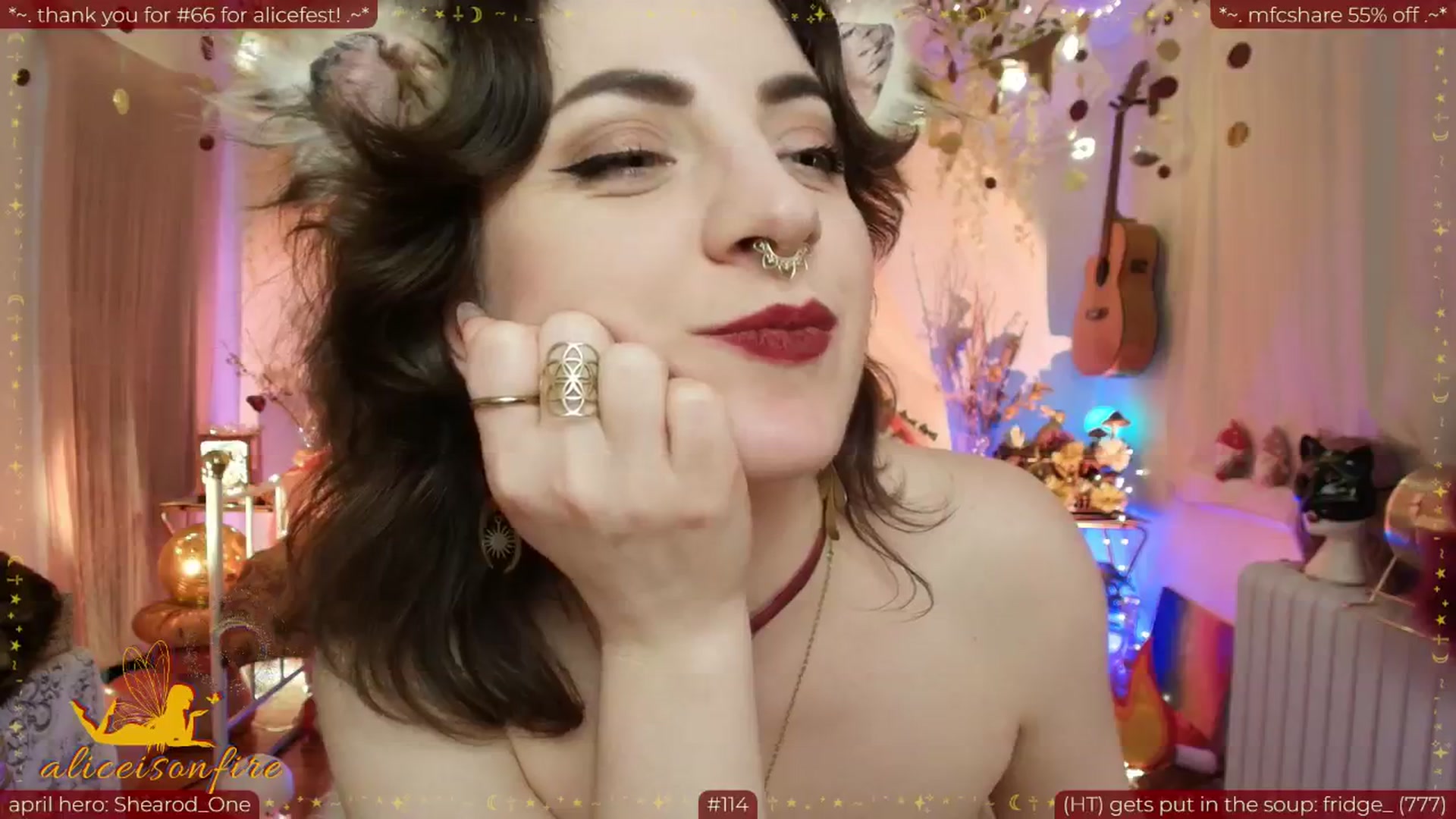 Gallery image thumbnail from aliceisonfire's myfreecams stream on, 04/11/2026, 10:56 image 20 of 20