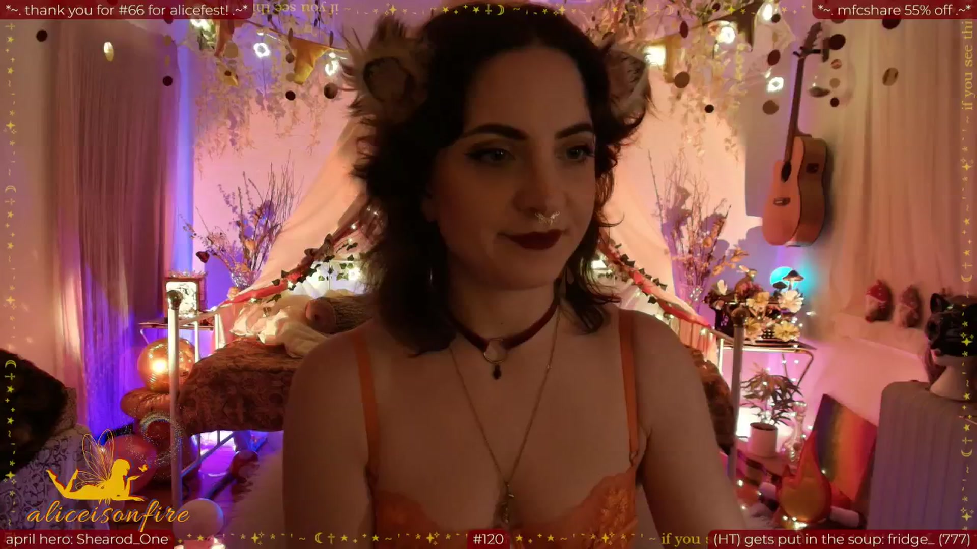 Gallery image thumbnail from aliceisonfire's myfreecams stream on, 04/11/2026, 10:56 image 3 of 20