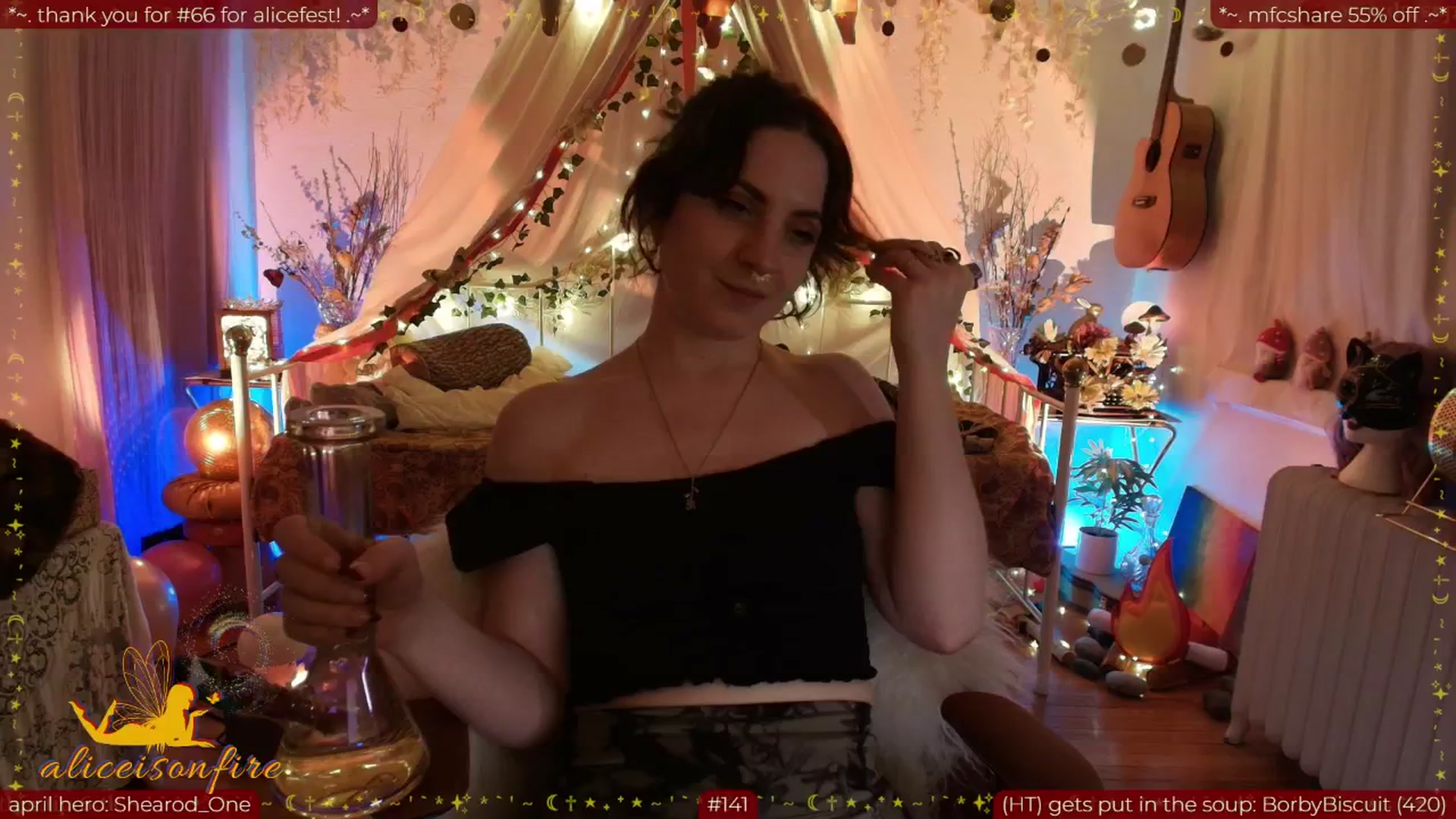 Gallery image thumbnail from aliceisonfire's myfreecams stream on, 04/15/2026, 12:23 image 10 of 20