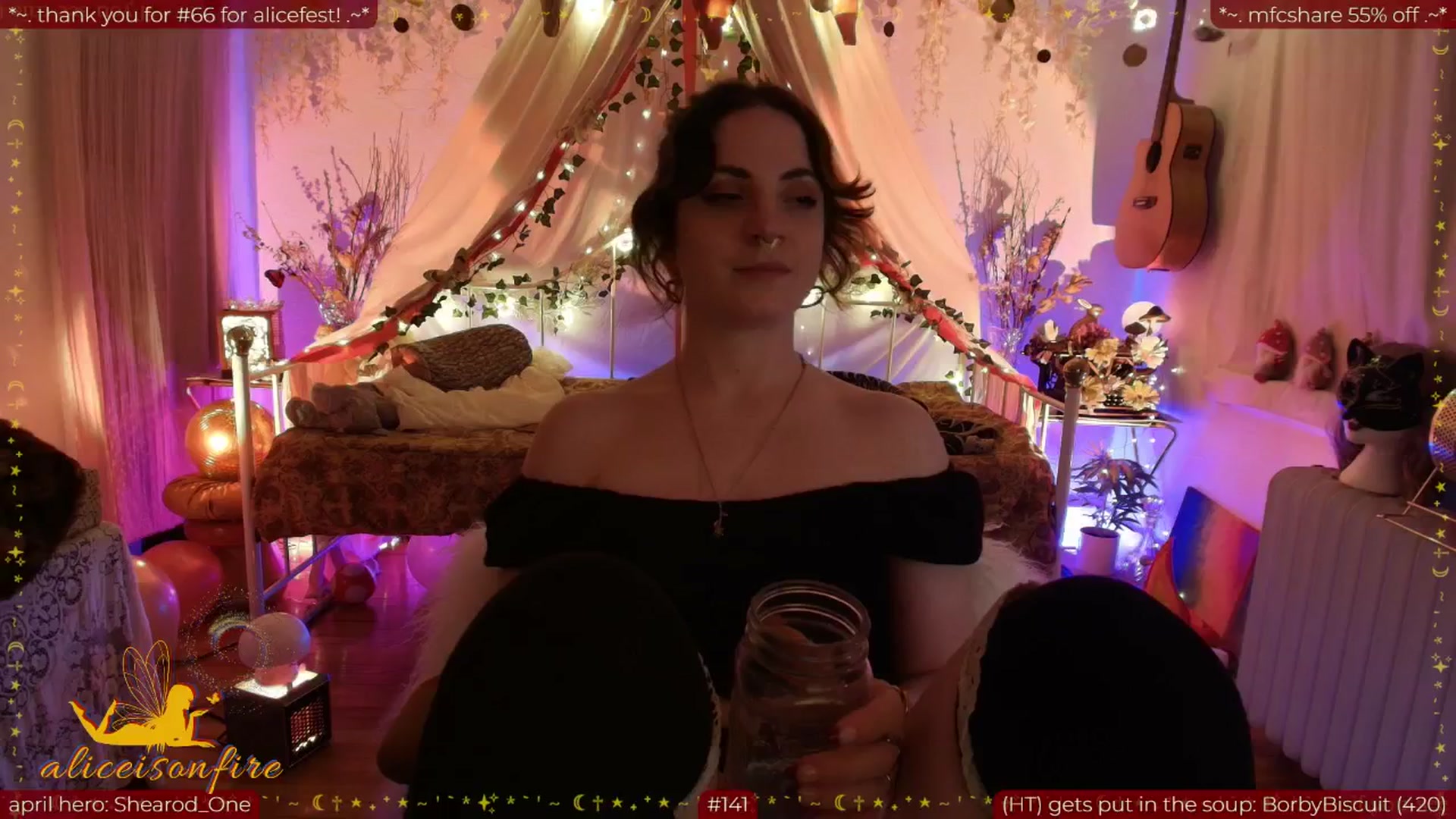 Gallery image thumbnail from aliceisonfire's myfreecams stream on, 04/15/2026, 12:23 image 13 of 20