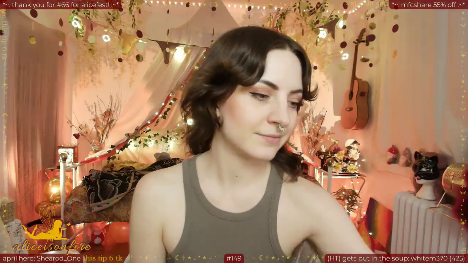 Gallery image thumbnail from aliceisonfire's myfreecams stream on, 04/17/2026, 10:03 image 10 of 20