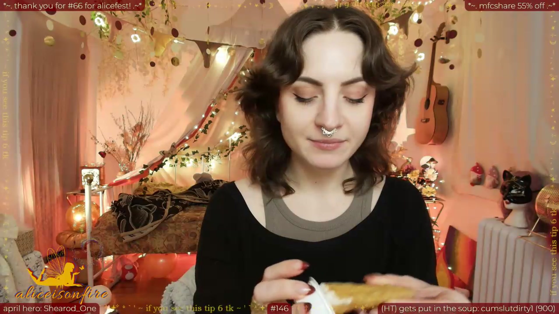 Gallery image thumbnail from aliceisonfire's myfreecams stream on, 04/17/2026, 10:03 image 20 of 20