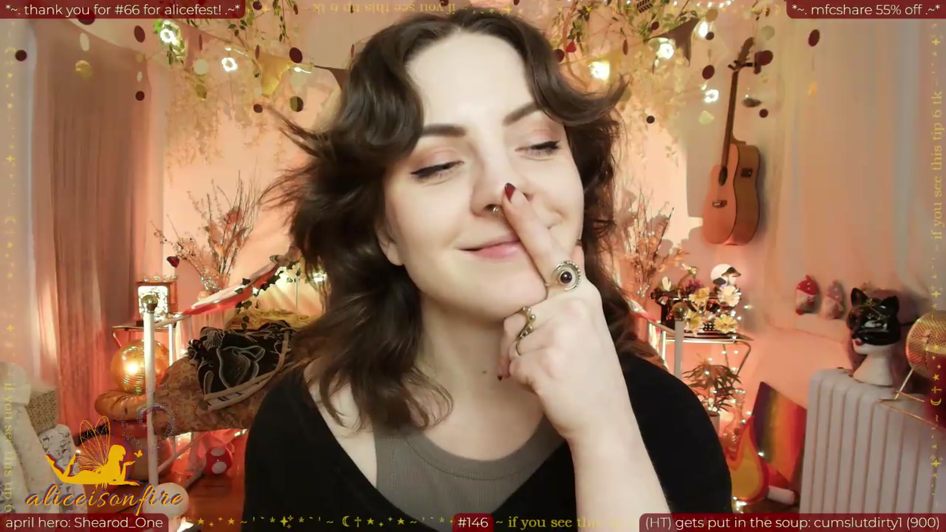 Gallery image thumbnail from aliceisonfire's myfreecams stream on, 04/17/2026, 10:14 image 3 of 20